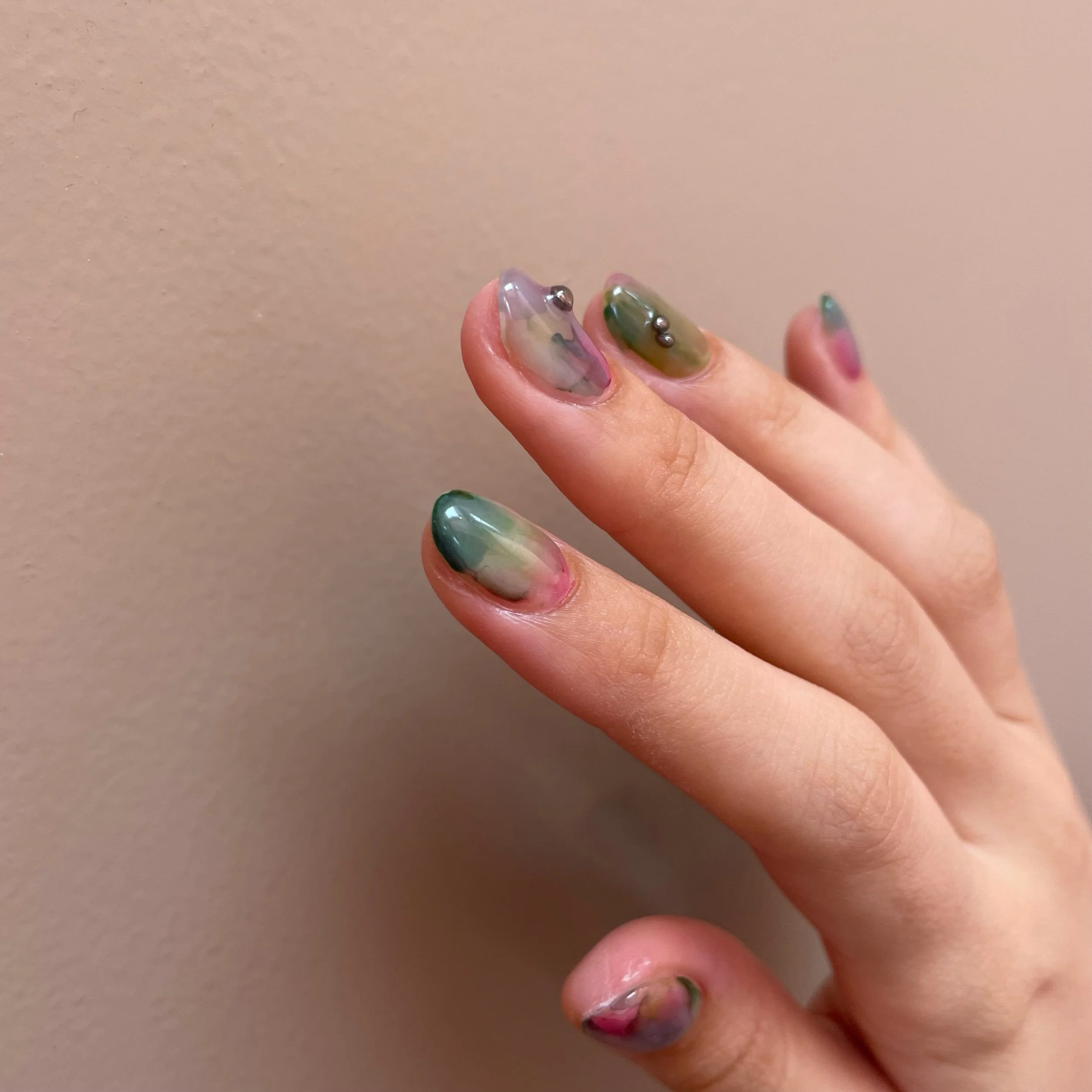 様々なink design nail