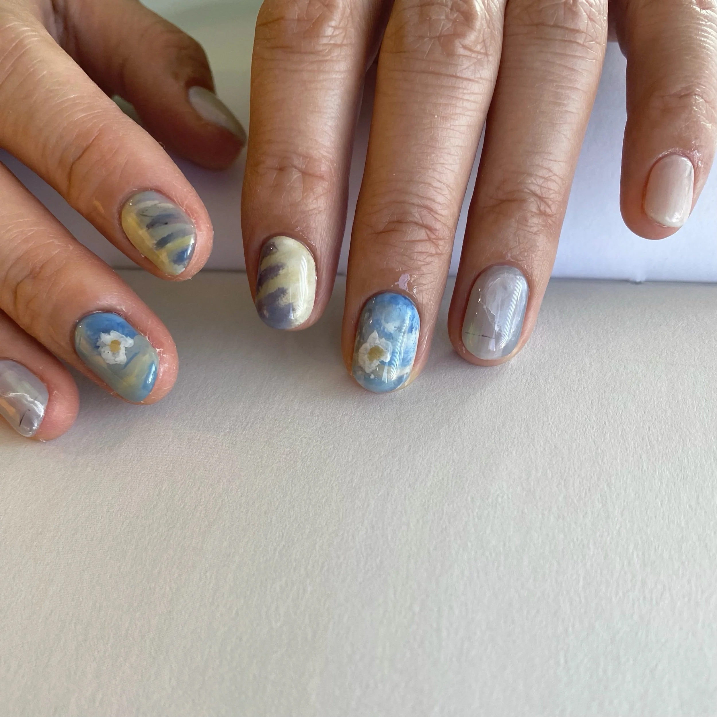 絵画風ネイル🖼️