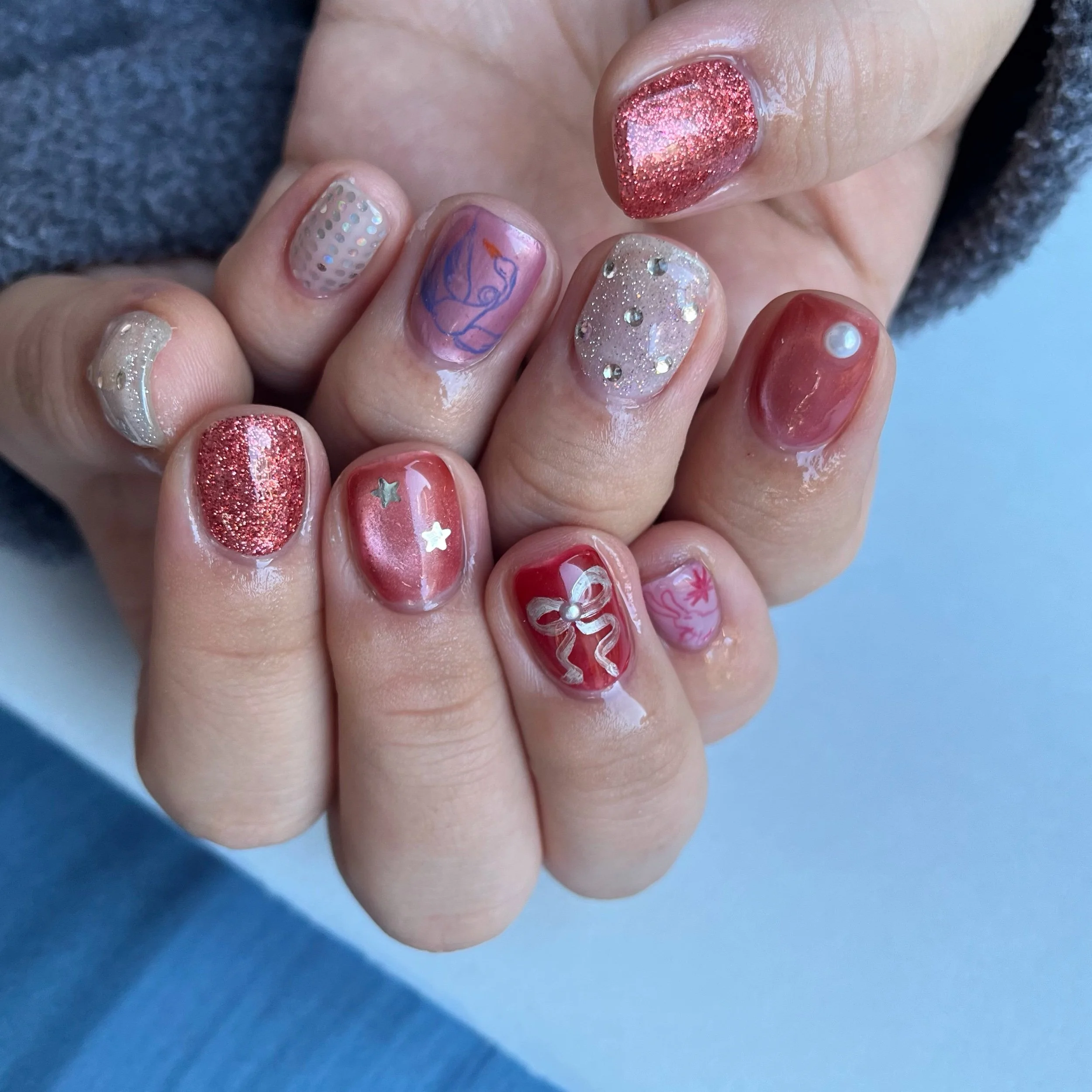 クリスマスネイル