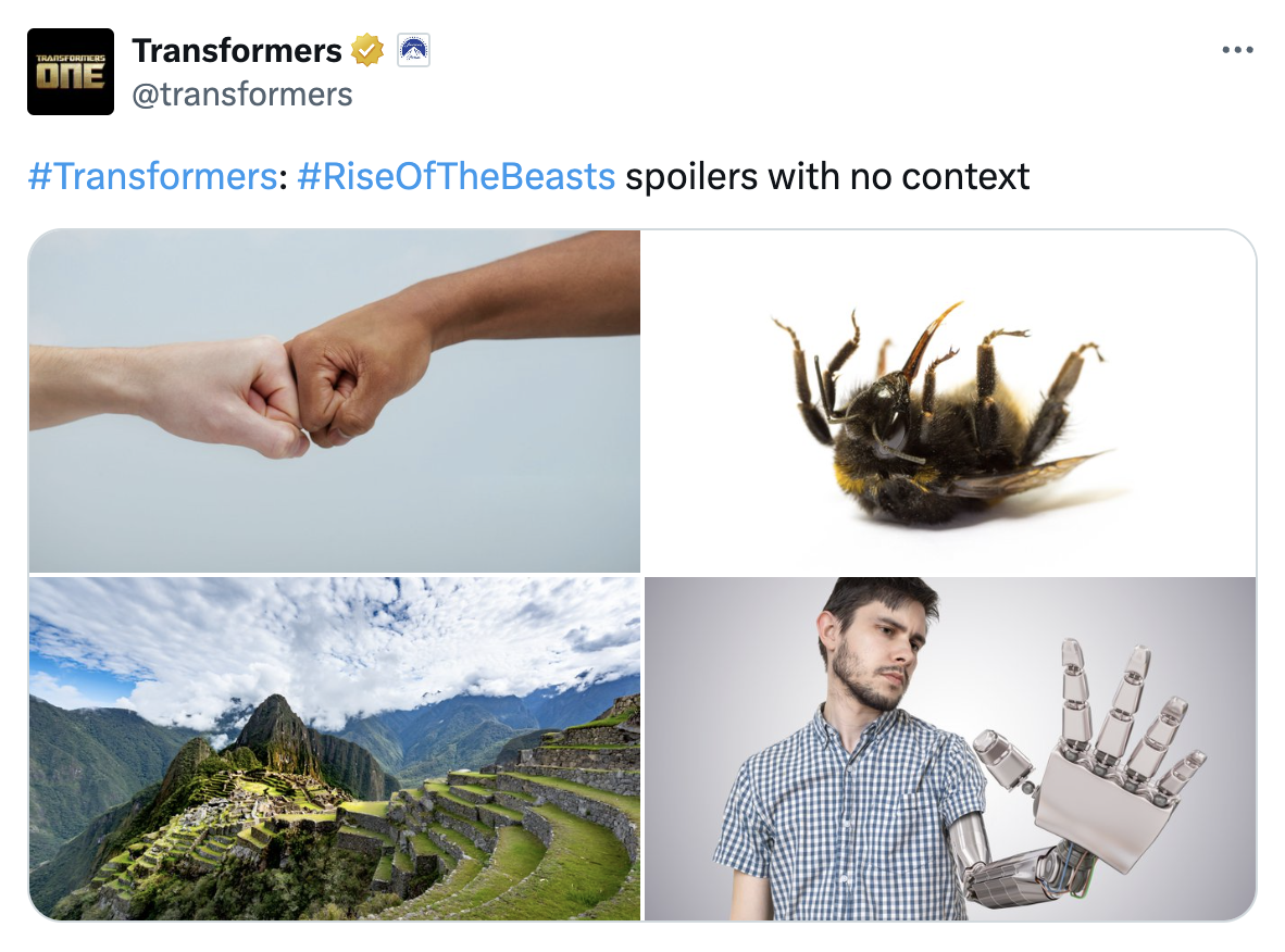 Transformers: Rise of the Beasts - Spoilers No Context