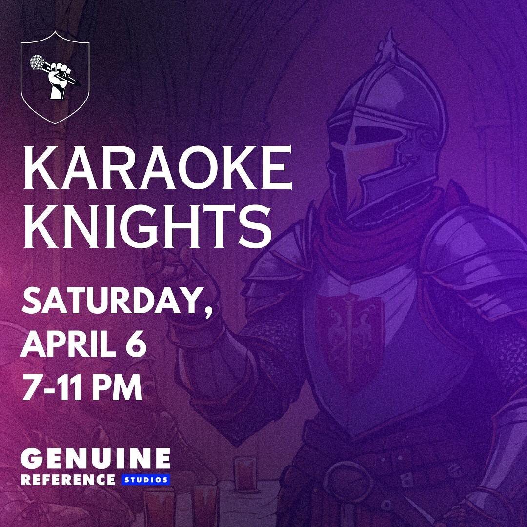 Join us for Karaoke Knight today from 7-11 pm. Experience karaoke in a professional recording studio. 🎙️ BYOB for 21+ 

Ticket link in bio! 🎟️