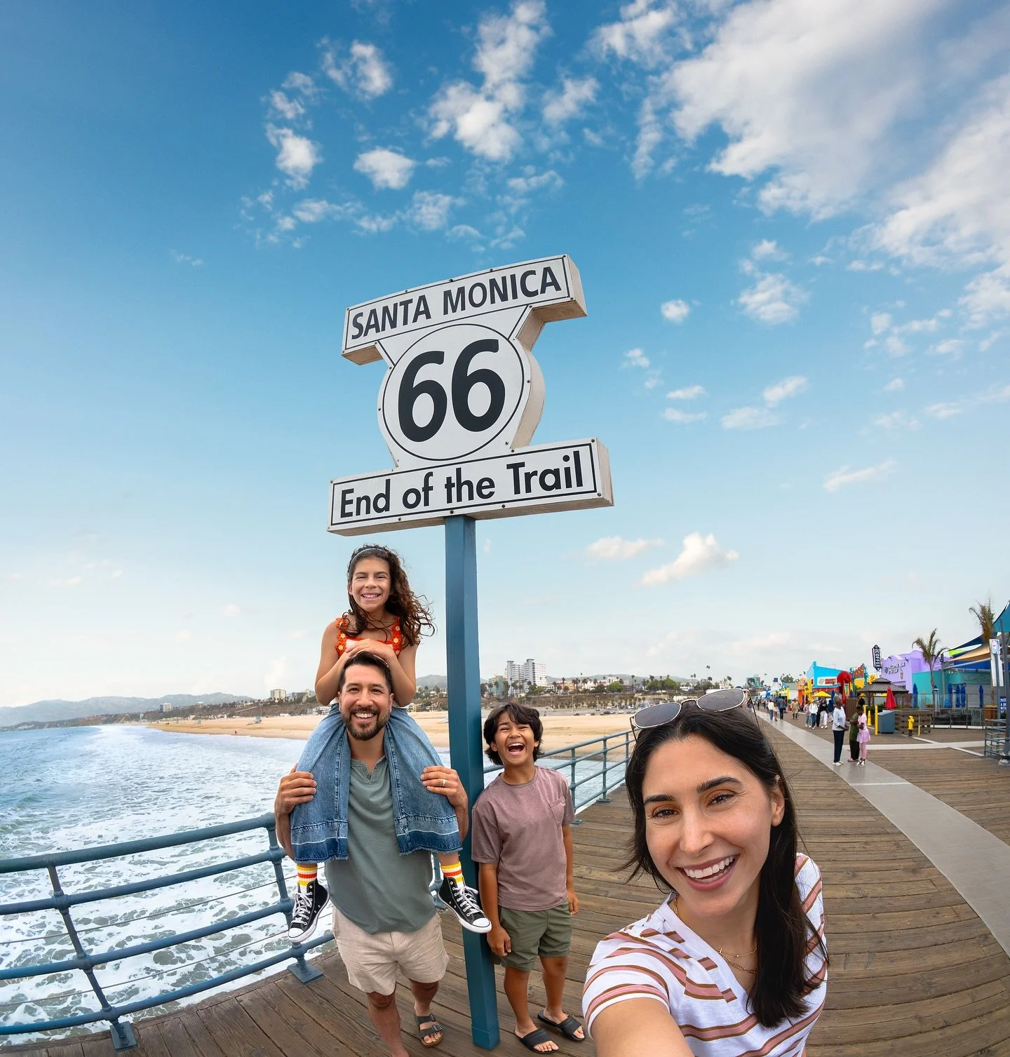 Route 66 turns 100 this year! 🎉 

Fun fact: we&rsquo;re not technically the official end of Route 66, but we ARE the symbolic finish line (because let&rsquo;s be real, we photograph better 😉).

Tag us in your #route66 photos for a chance to be feat