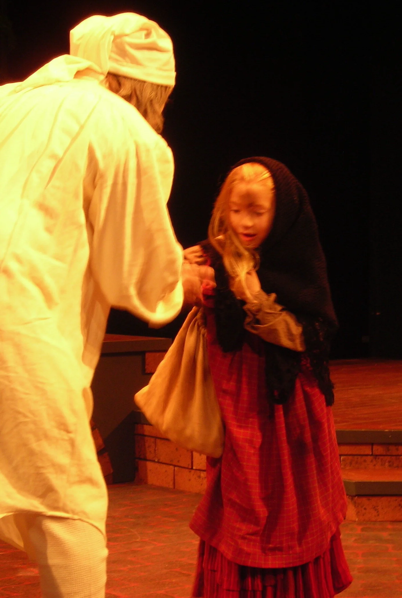 Little girl and Scrooge.JPG