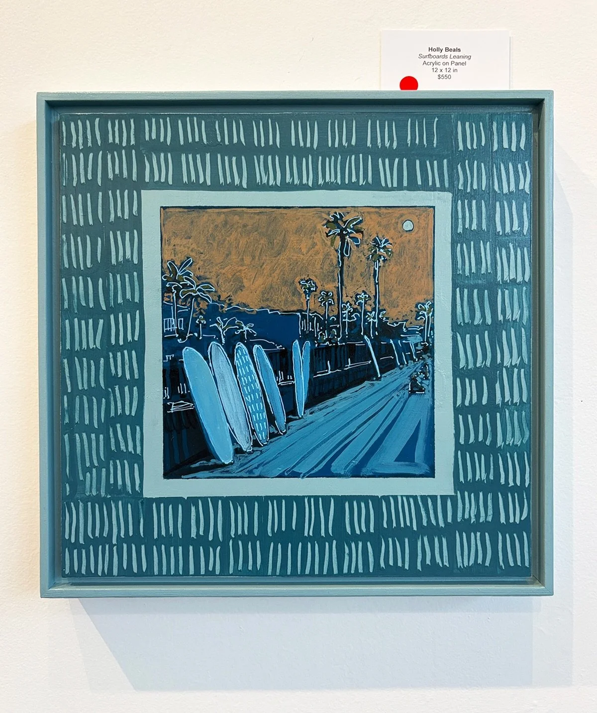 Sweet time celebrating the one year anniversary of @kkgalleryla last weekend 🎉 What a joy! 

So thankful that one of my recent paintings found a new home. Also, I had been eyeing the beautiful painting of the birds by @saramulderart for quite some t