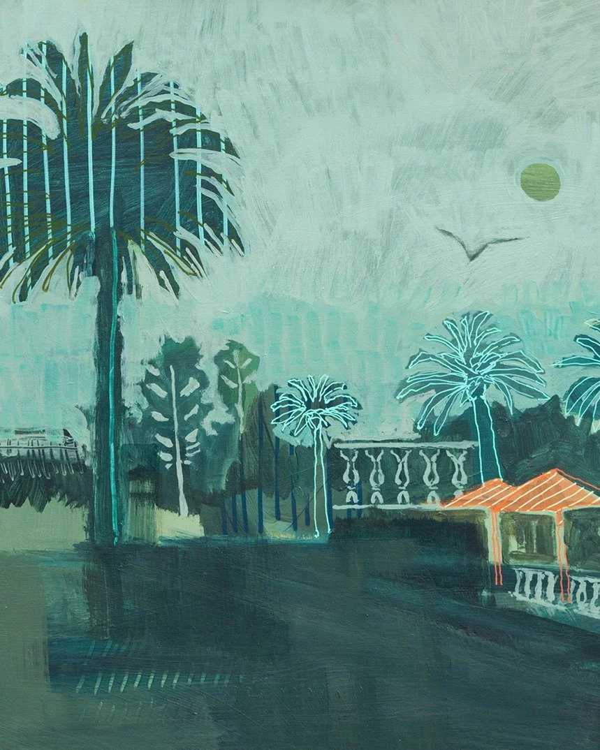 Something I've been working on is almost here. The palms and shorelines I paint here on the Central Coast, made into a limited edition with ORKAI. Only 10 numbered pieces. Tomorrow ⛳ @orkai.life 

#HollyBeals #CoastalArt #ORKAI