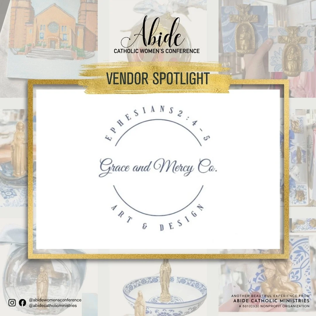 ✨ VENDOR SPOTLIGHT: We&rsquo;re excited to welcome Grace and Mercy Co. to Abide 2026! ✨ 

Meet the company founded on the bond between mothers and daughters, whose motto is Ephesians 2:4-5 &ndash; believing that the gifts of grace and mercy will brin