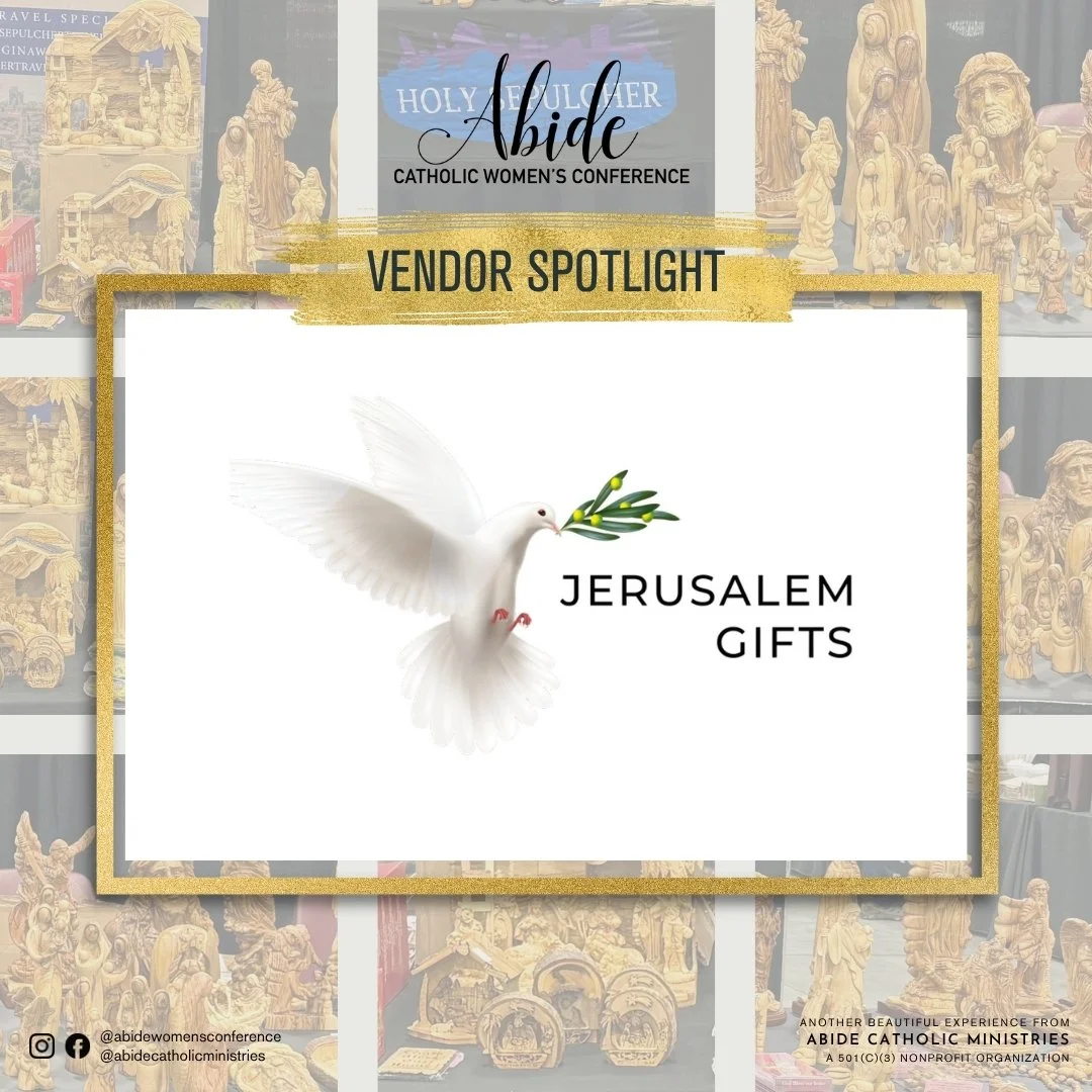 ✨ VENDOR SPOTLIGHT: We&rsquo;re excited to welcome Holy Sepulcher Travel Jerusalem Gifts to Abide 2026! 

They feature handcrafted olive wood gifts and items that have been made by professional Palestinians. To learn more about what they offer, visit