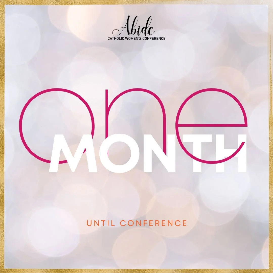 ✨ One Month Until Abide 2026! ✨

We can hardly believe it&mdash;the conference is officially one month away&hellip; and completely SOLD OUT! 💖

To all the women joining us:
📬 Check your emails for important details next week
🙏 Know that we are pra