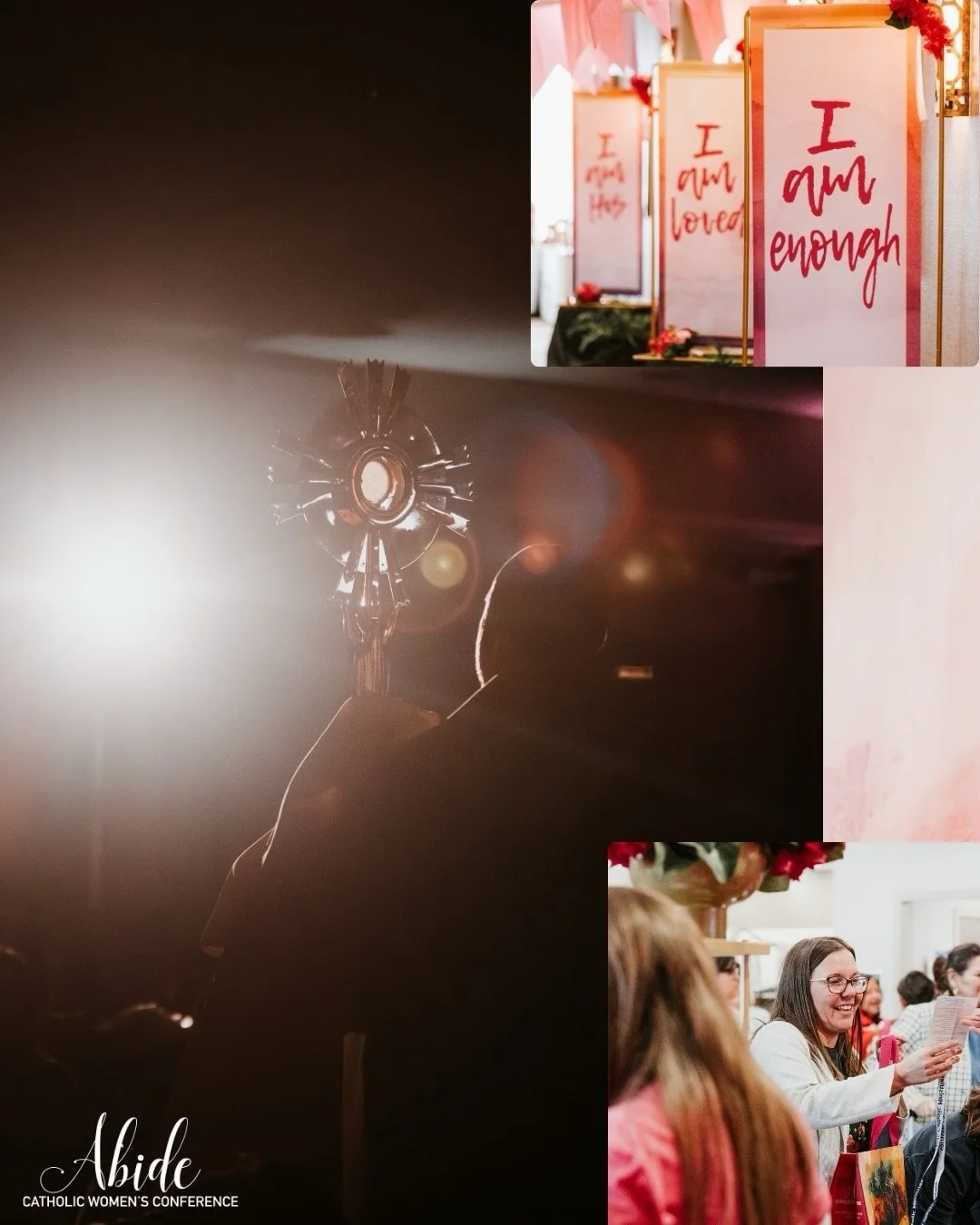 FRIDAY RECAP! 🩷

First day of 2026 Abide Conference. We are so thankful for all of the support and energy in making this day happen! 

The Holy Spirit has truly been so very present in every moment of the conference so far! Beautiful talks, joyous v