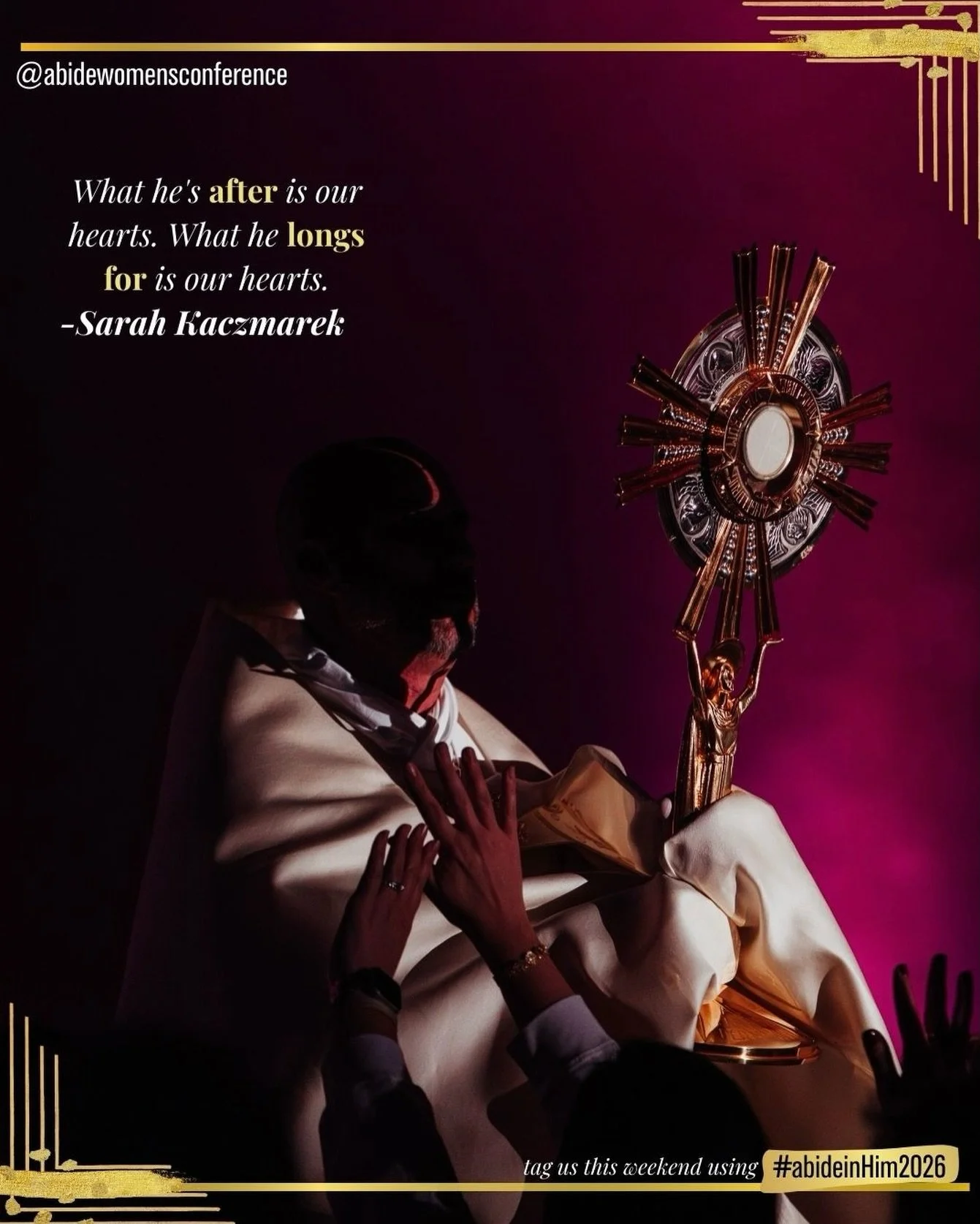 &ldquo;When we are the object of love you learn how to love. When we are loved by the Father, by his presence, we become more like him and can image him to the world.&rdquo; WOW! @sarahkacz delivered such a powerful message to us on Saturday! As daug