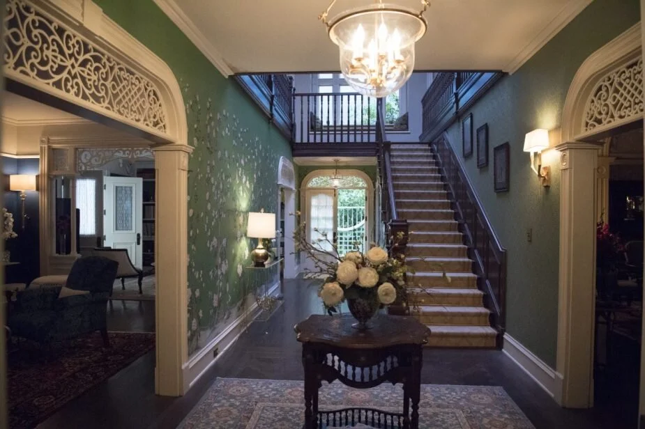 Sharp Objects | Crellin House Entrance Foyer | Courtesy of John Paino and HBO