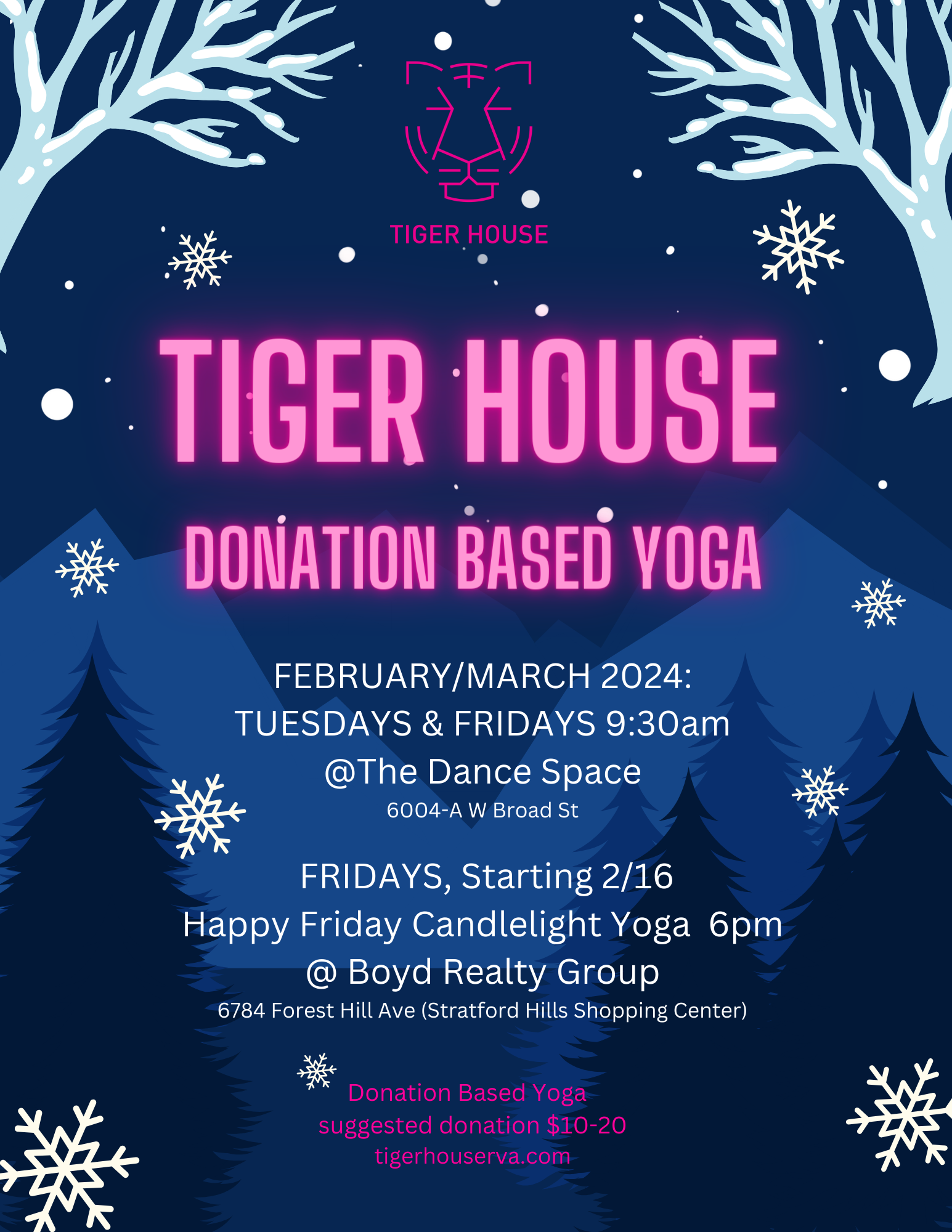 Candlelight Yoga with Tiger House