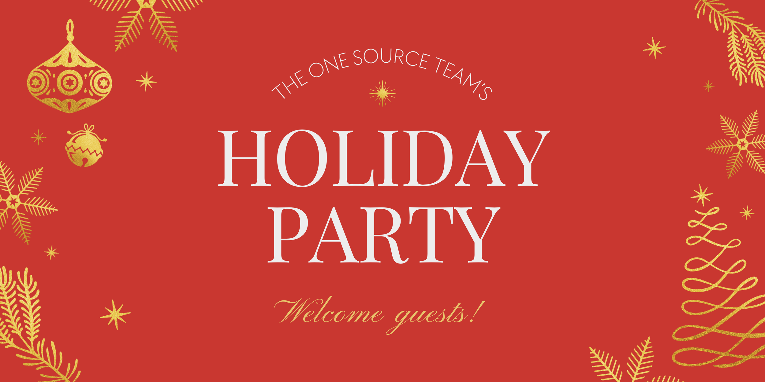 The One Source Team's Annual Holiday Party!