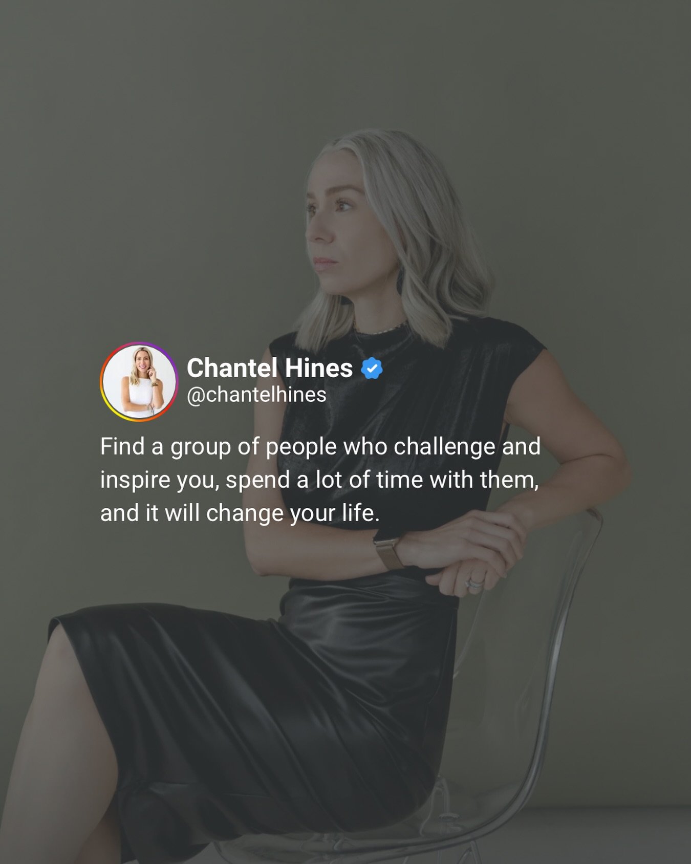 The people you surround yourself with will either stretch your vision or shrink it.

Growth doesn&rsquo;t happen in isolation.
It happens in rooms where ideas are challenged, standards are higher, and excuses don&rsquo;t survive.

Choose proximity to