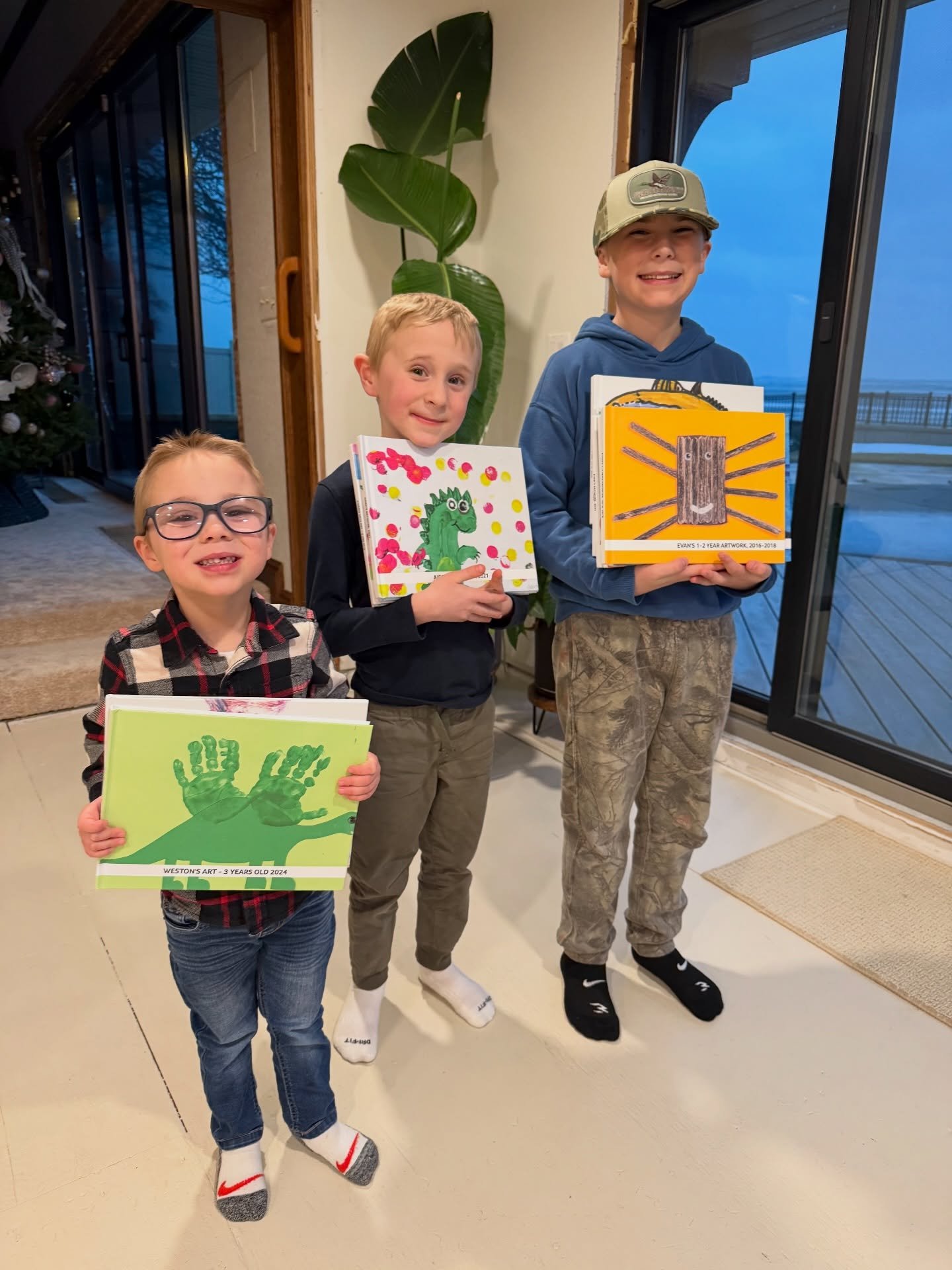 Finally organized all of their artwork throughout the years and ordered their books!! They all just came and it was amazing!! Like a trip down memory lane! And they couldn&rsquo;t be more excited!

Let me know if you want information for the company 