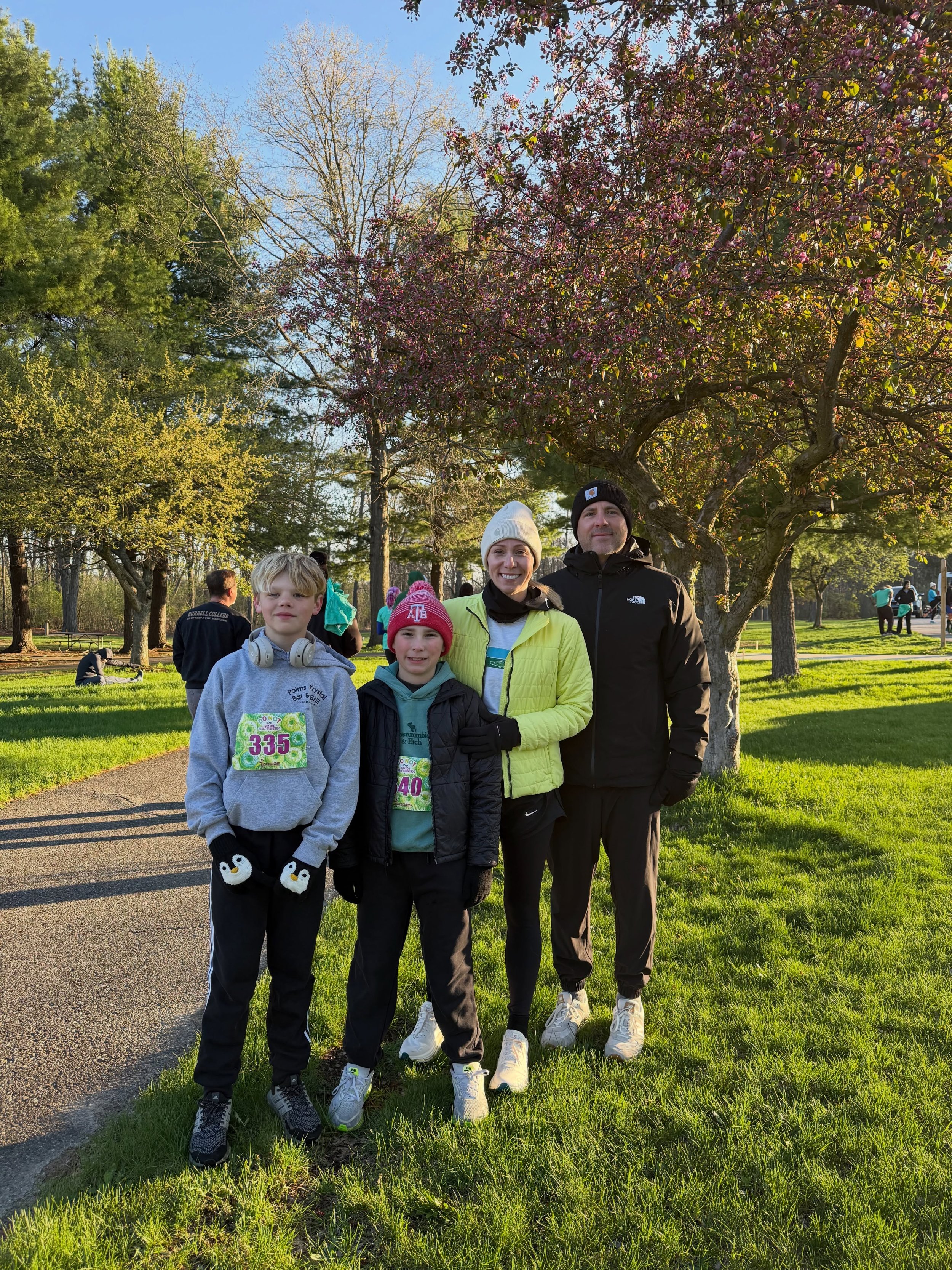 Donut race was the first race of the year!! Running and racing as a family is so much fun!!