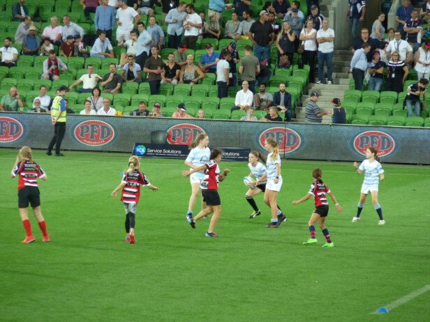 Kiwi Hawthorn Rugby Junior Girls Touch 7's at AAMI Park