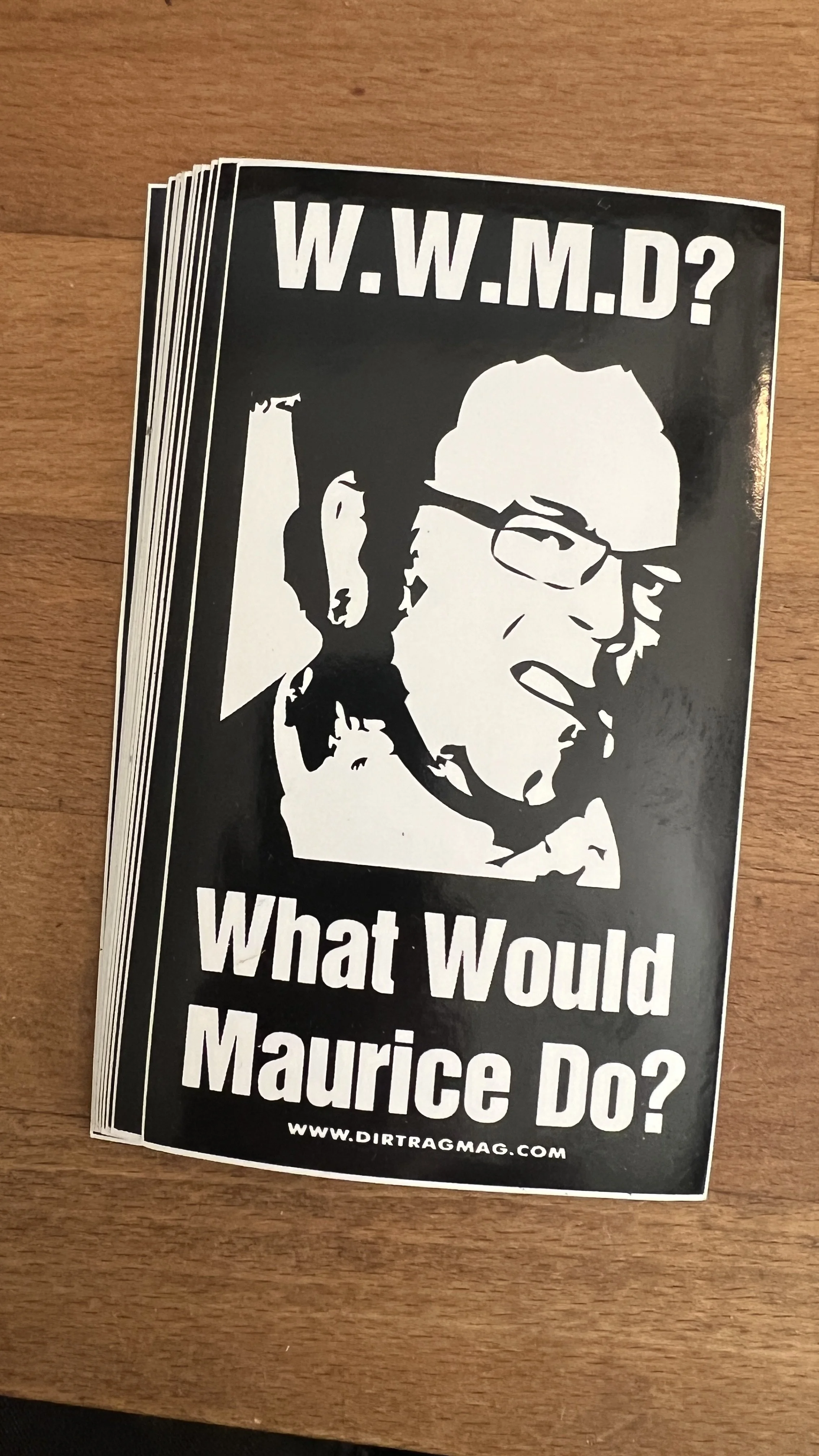 What Would Maurice Do Sticker2.JPG