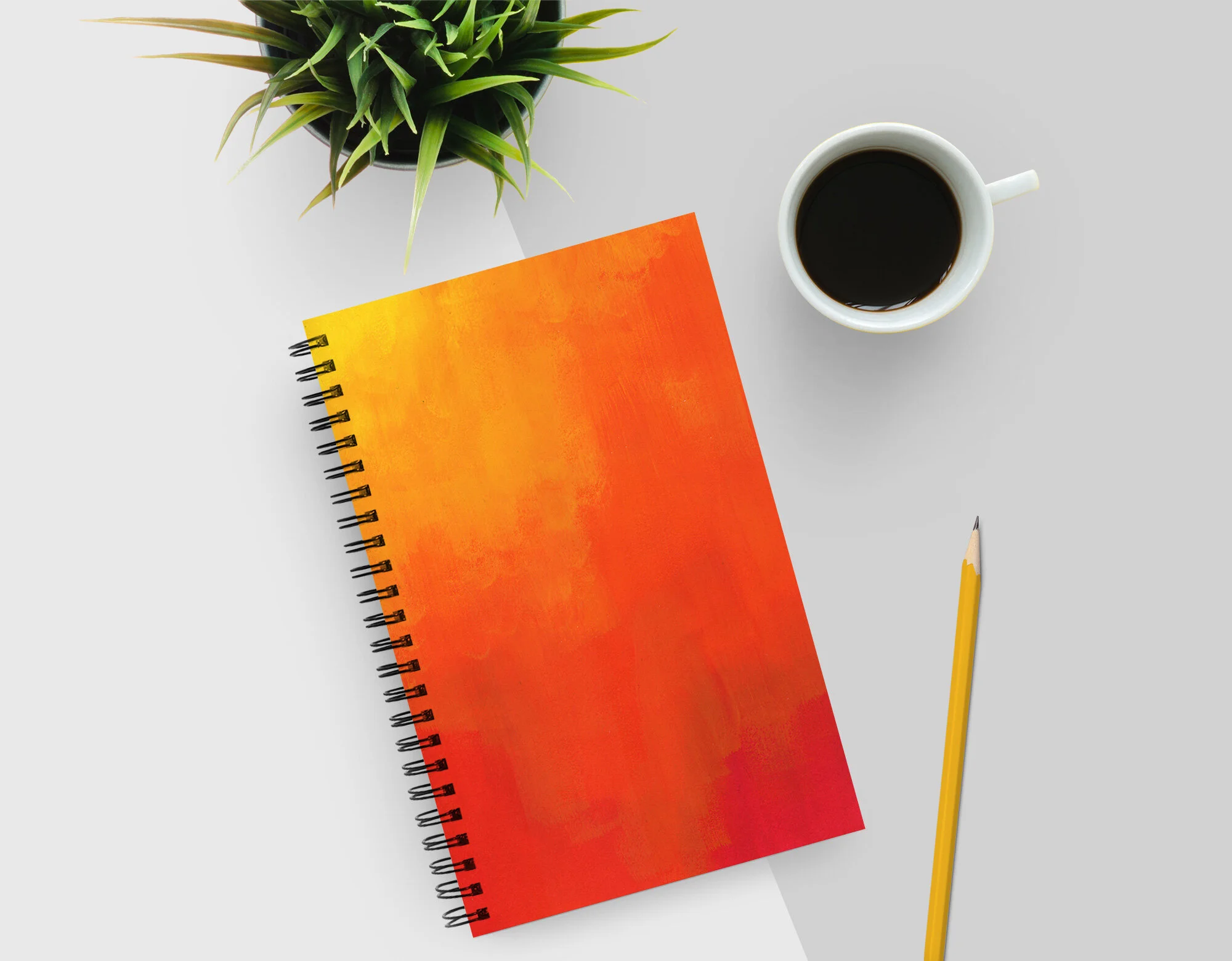 Spiral Notebook – Abstract Art: "Hug"