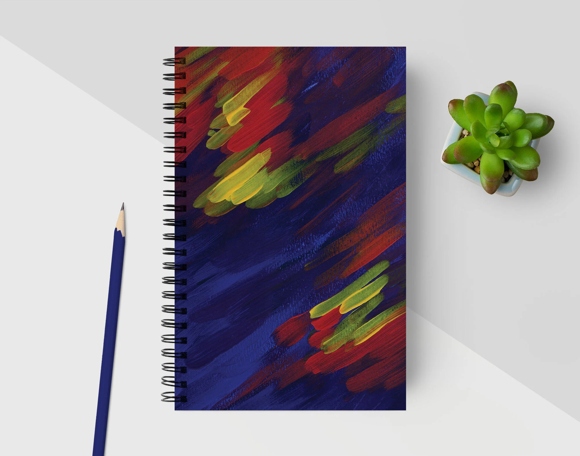 Spiral Notebook – Abstract Art: "Reflection"