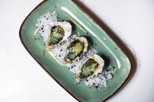 Some like it hot...and for those of you that do, our Oysters Rockefeller are the perfect way to kick off dinner tonight. They're topped with bacon, spinach, garlic, cotija cheese, and a touch of Pernod.