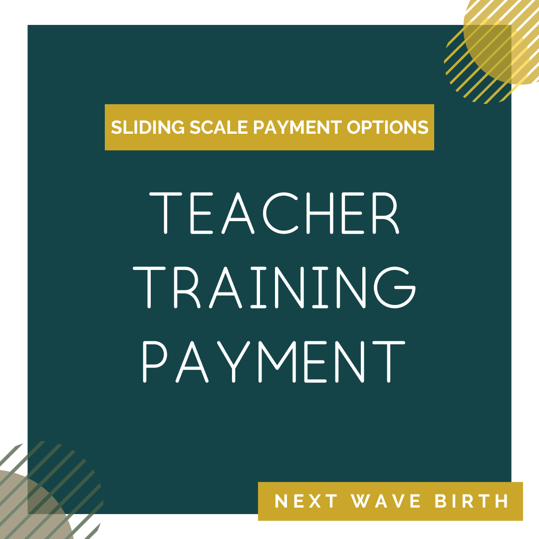 Teacher Training Sliding Scale Payment Options
