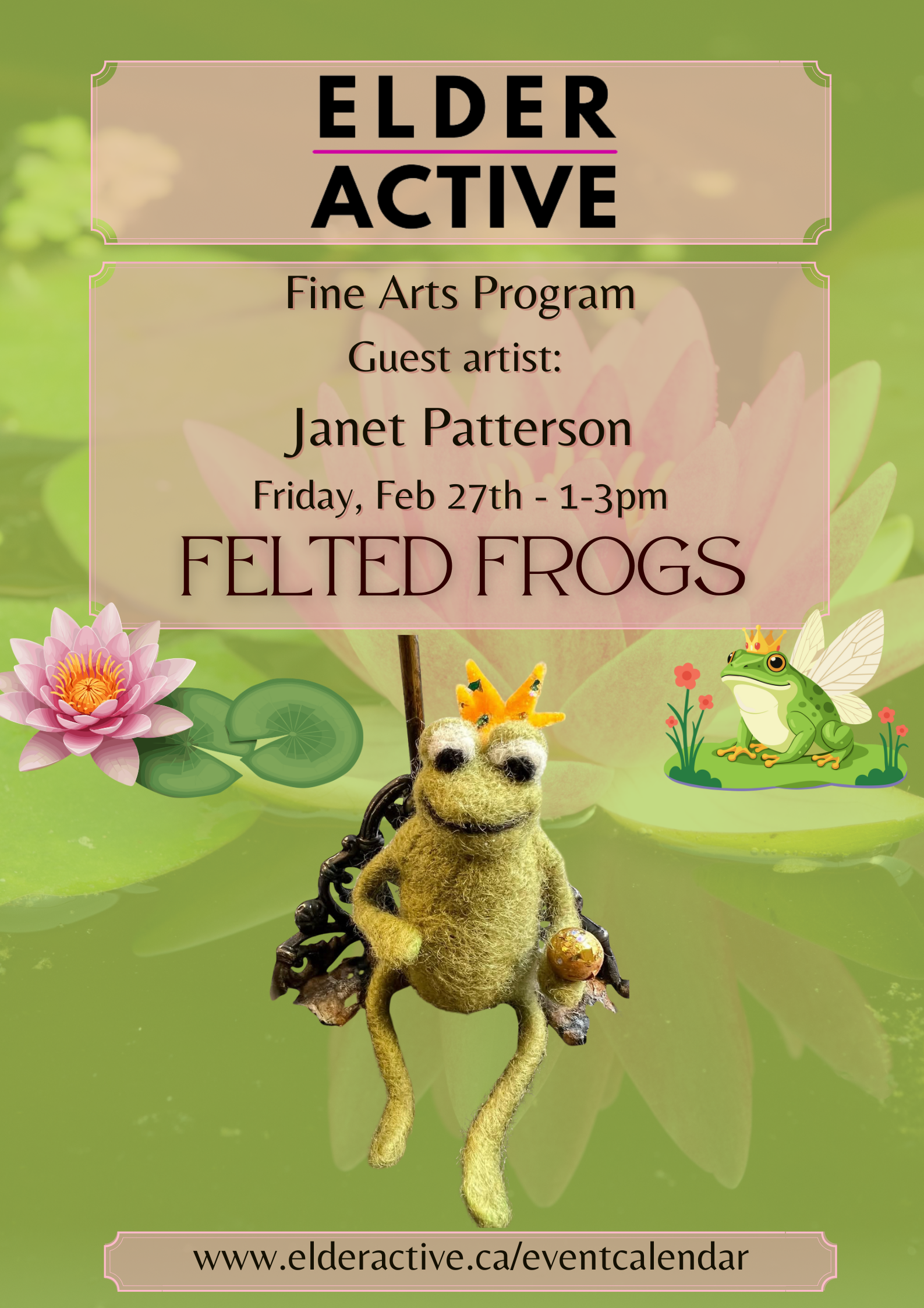 Felted Frogs poster.png