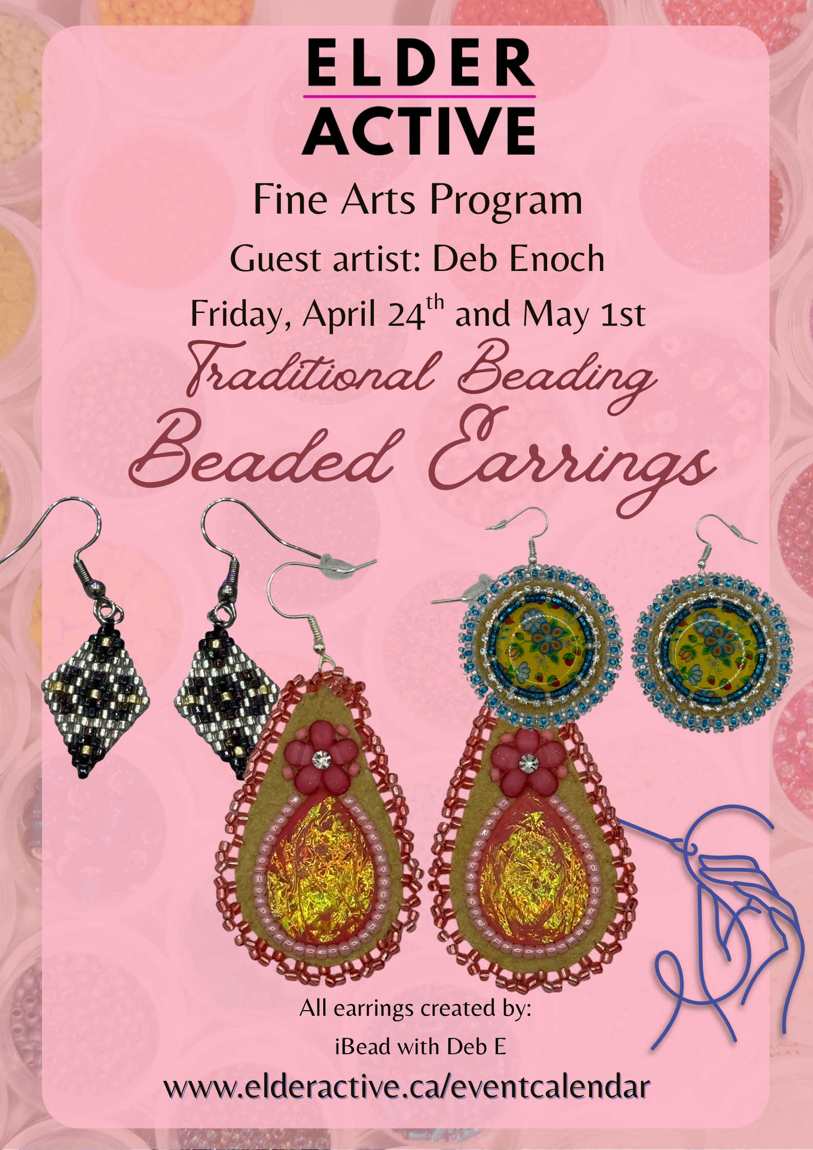 Traditional Beading Beaded earrings.png