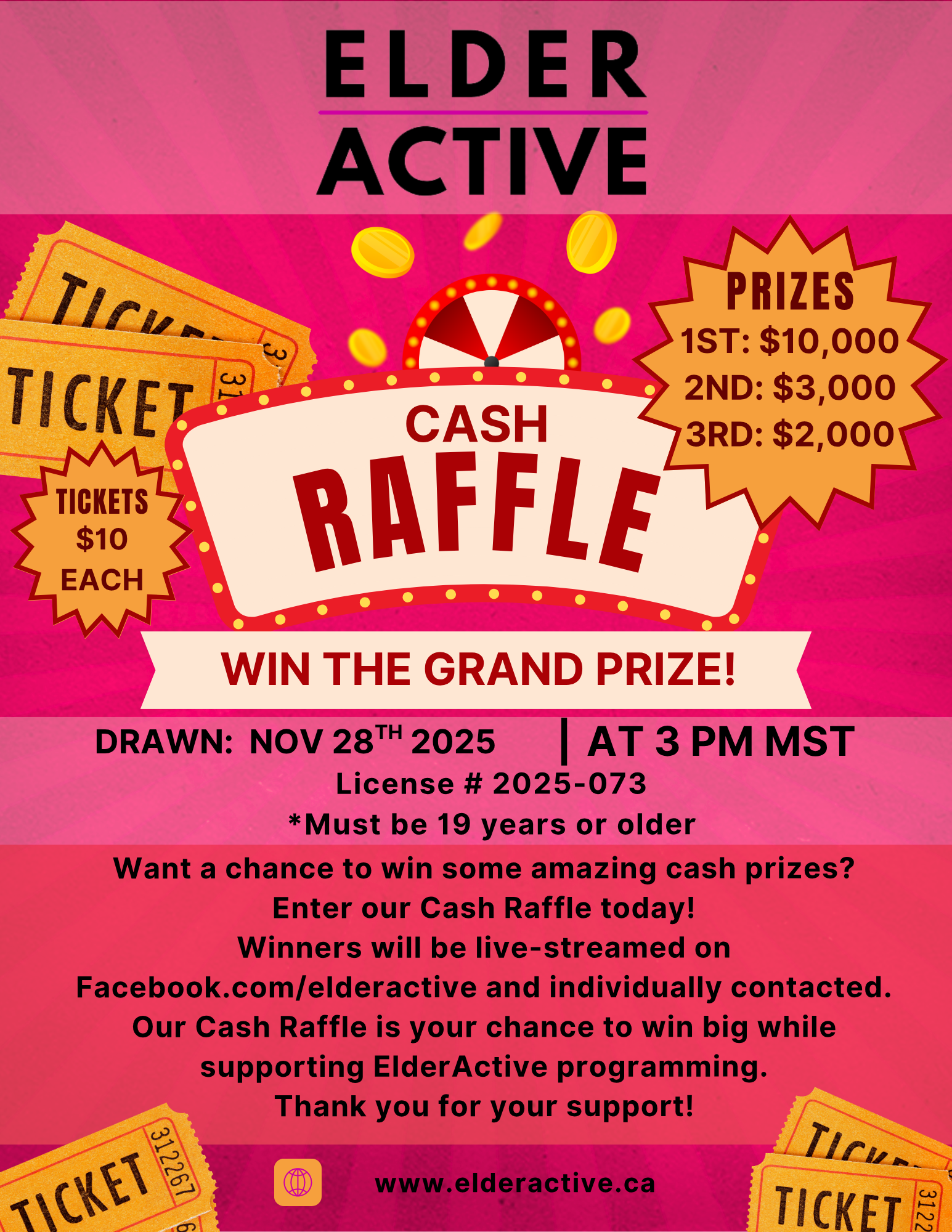 Bank Raffle Promo Cash Raffle 2025 — ElderActive