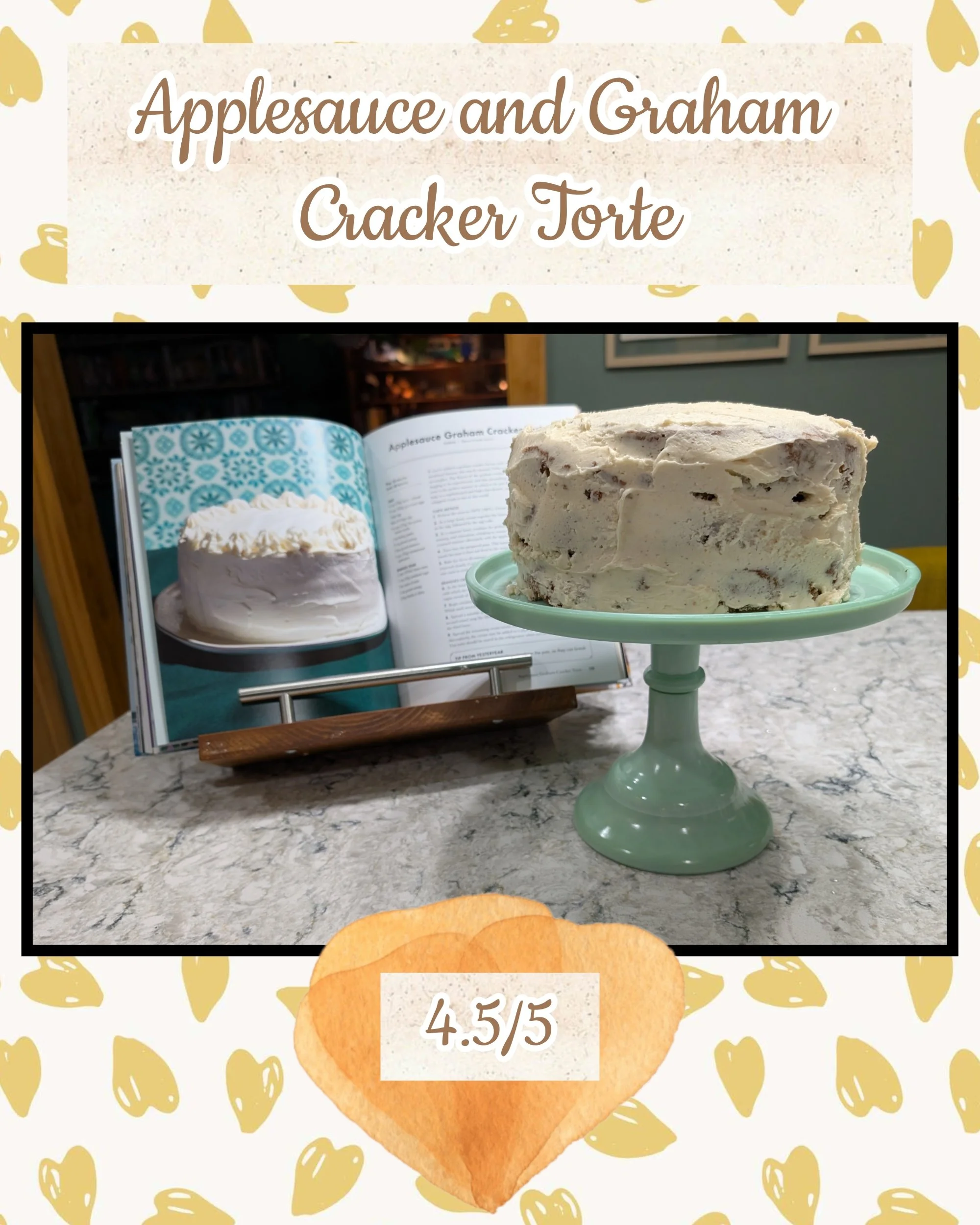 Applesauce &amp; Graham Cracker Torte