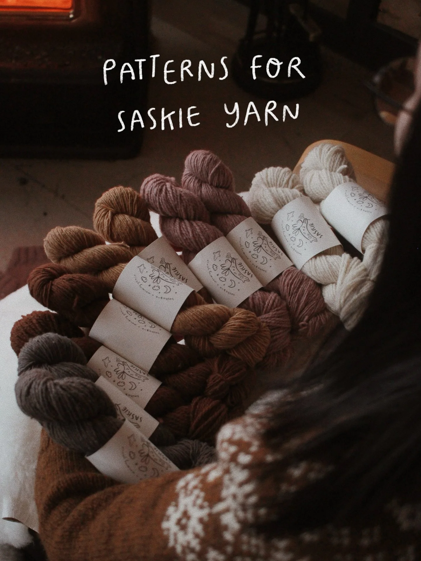 One of the most common questions I get asked about our saskie yarn is which of our patterns work with it! The answer is any of our fingering or aran/worsted weight designs. Here&rsquo;s a little carousel of our best sellers that would be a perfect ma