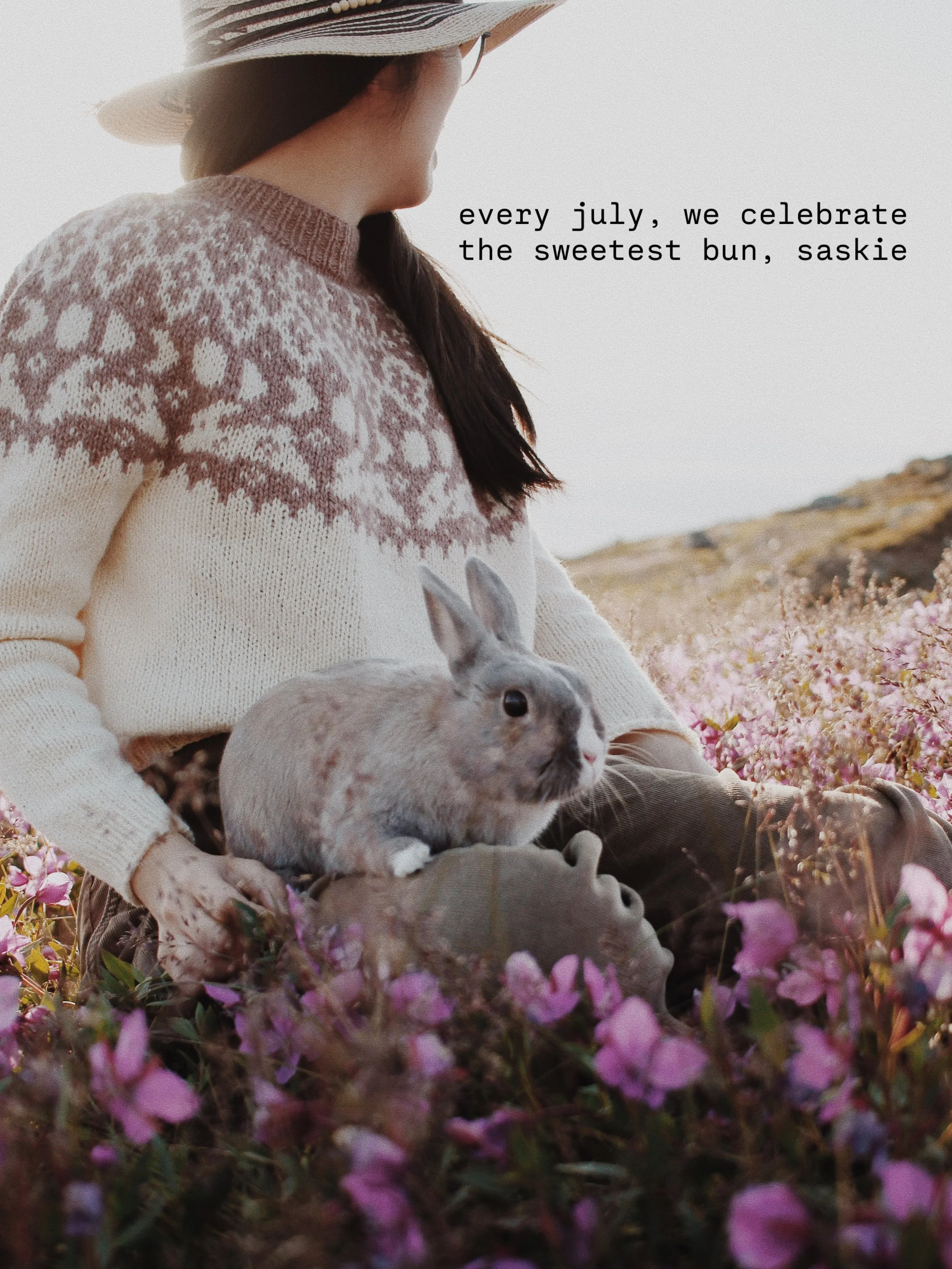 saskie &amp; co summer sale details: 

🐰 40% off all self-published knitted patterns
🪿 25% off yarn, kits, accessories
🍂 valid on both saskie.co and ravelry
🐏 no code needed
🪵 discount applies automatically at checkout
🪹 exclusion applies to mo