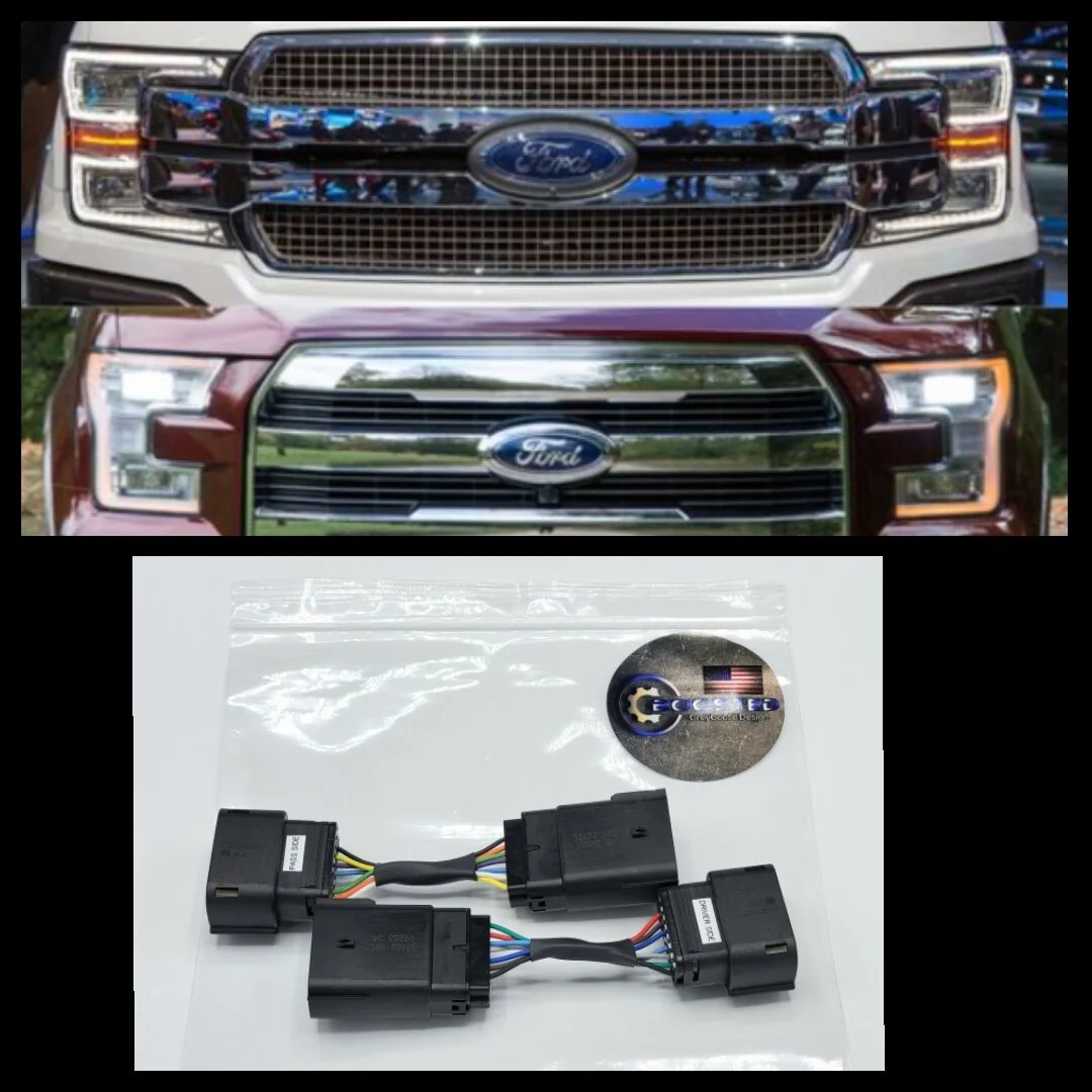 2015/2017 OEM led to 2018+ OEM led Headlight Conversion Adapters