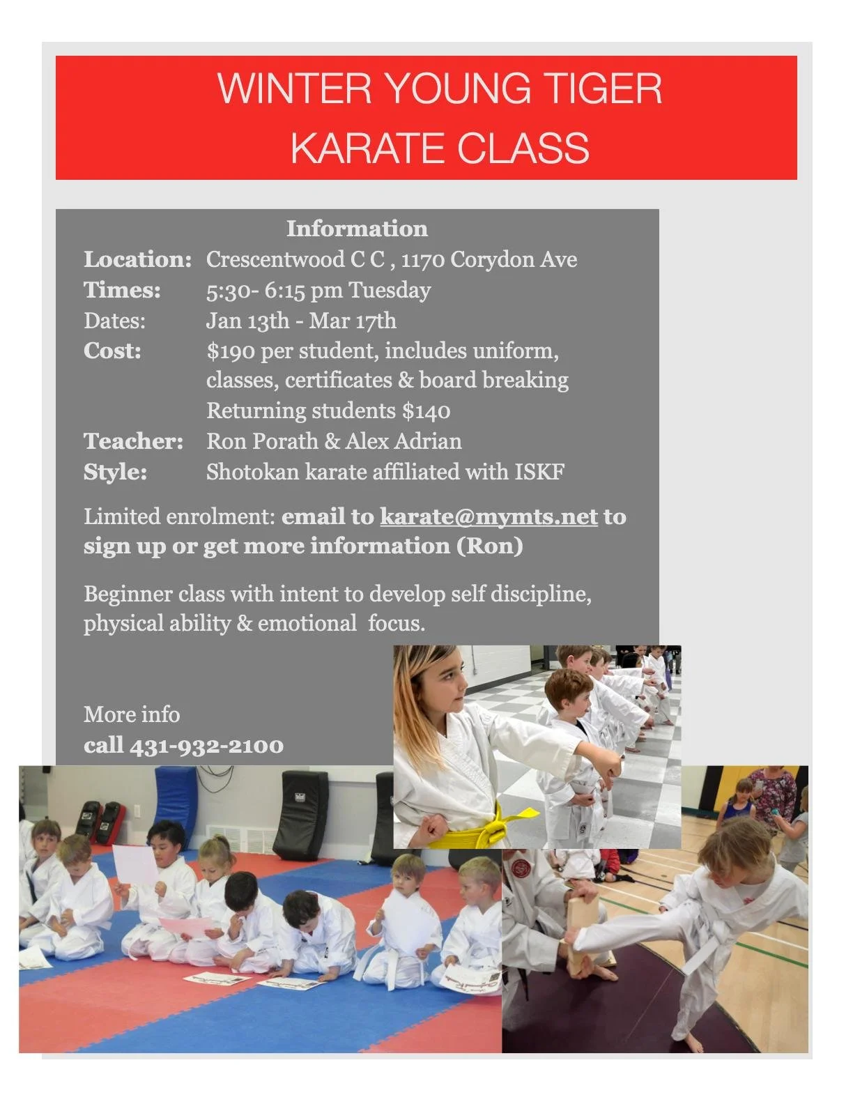 Young Tigers Winter 2026!