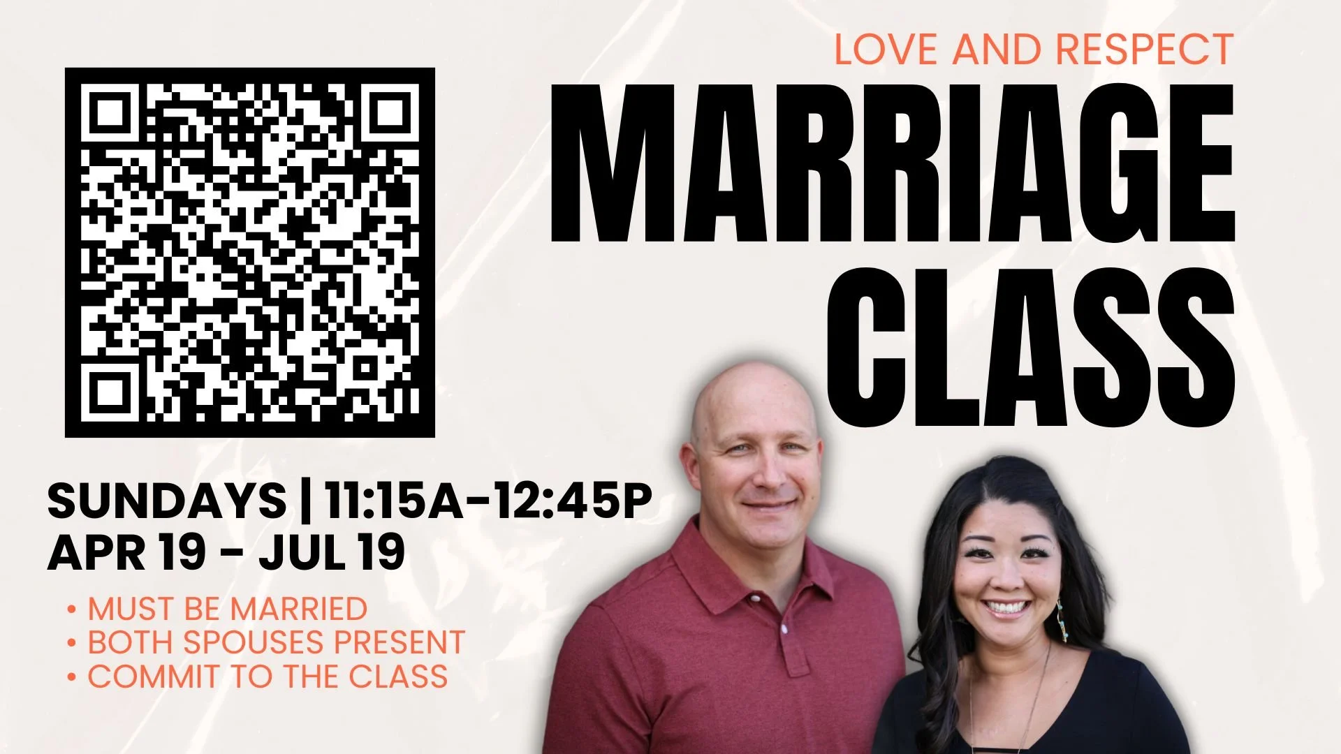 Marriage Class (Love &amp; Respect)
