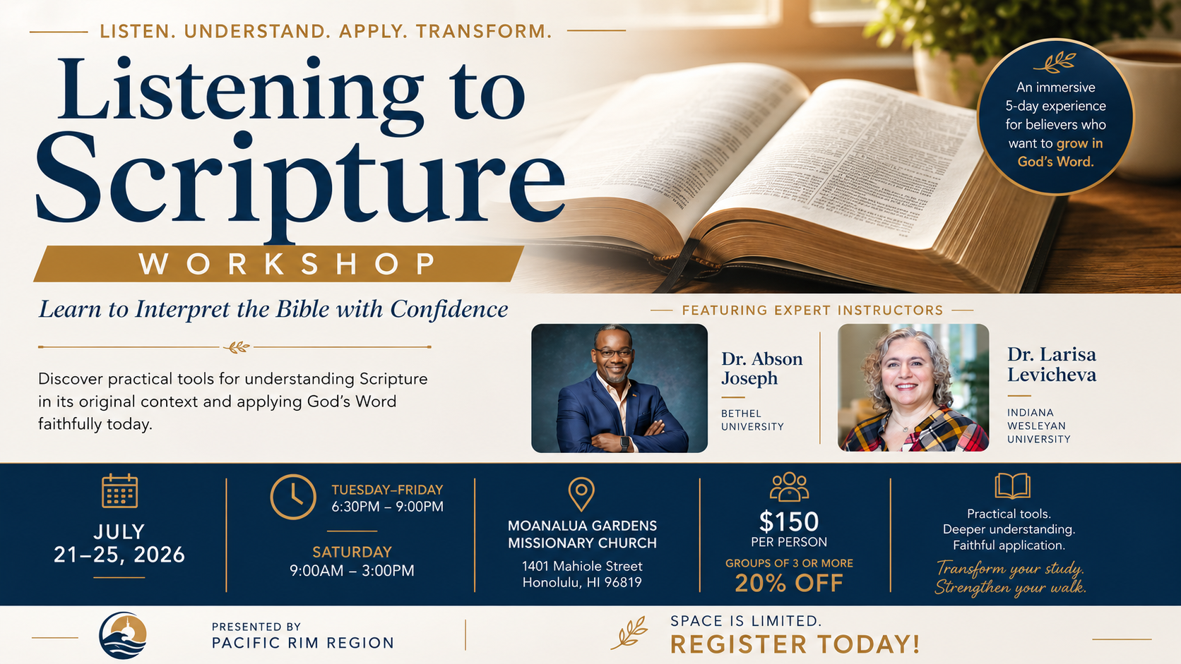 Listening to Scripture Workshop
