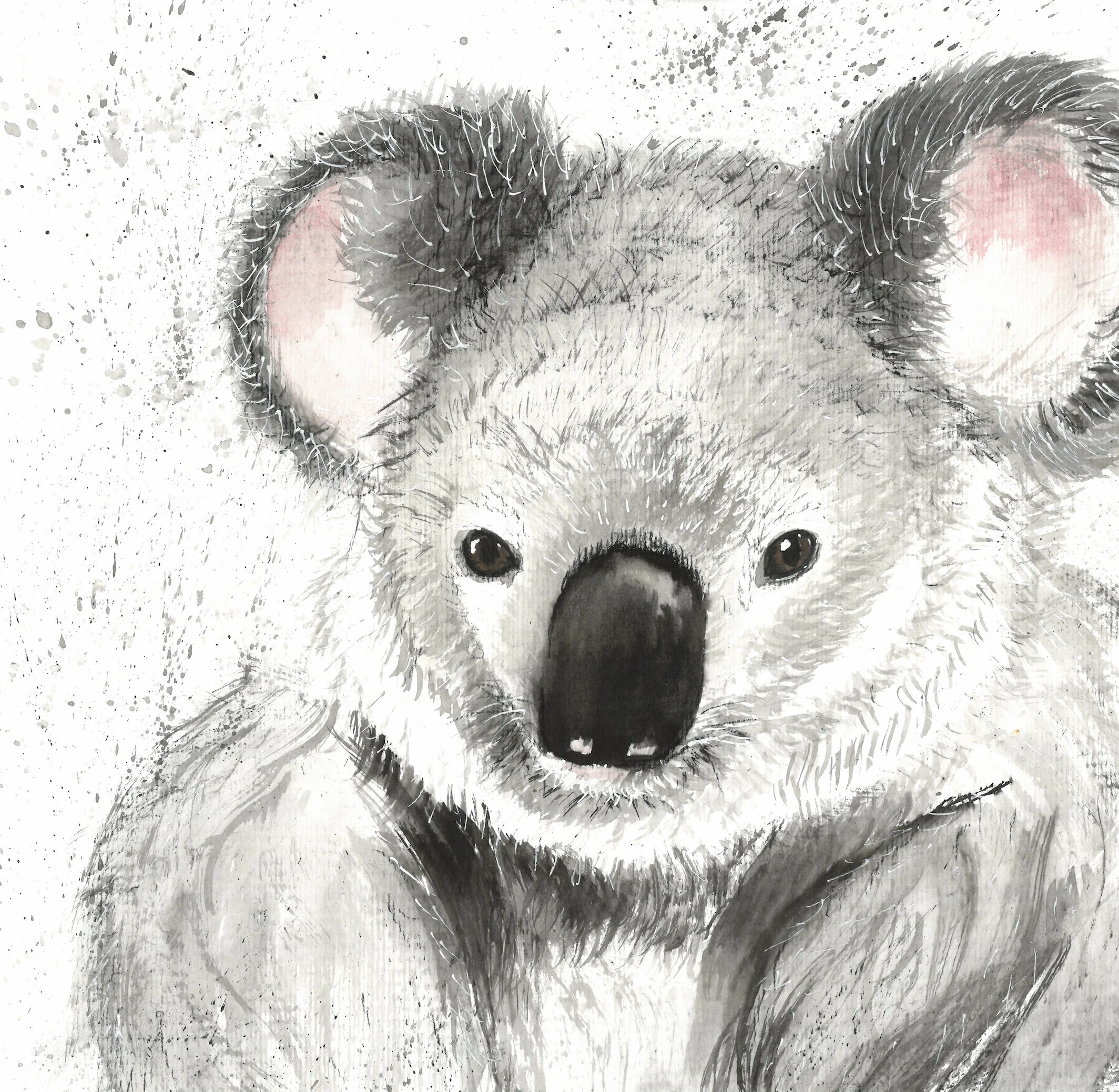 Koala Painting Printed or Canvas Acrylics Austin Fabinski Michigan.jpg