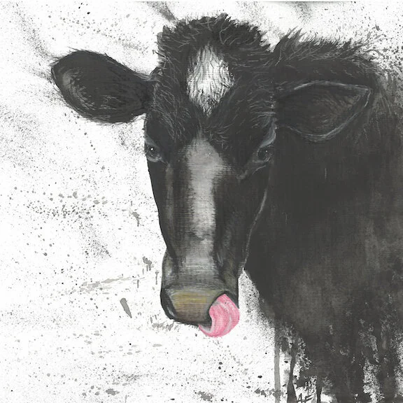 Cow Printed or Canvas Acrylics Austin Fabinski Michigan.jpg