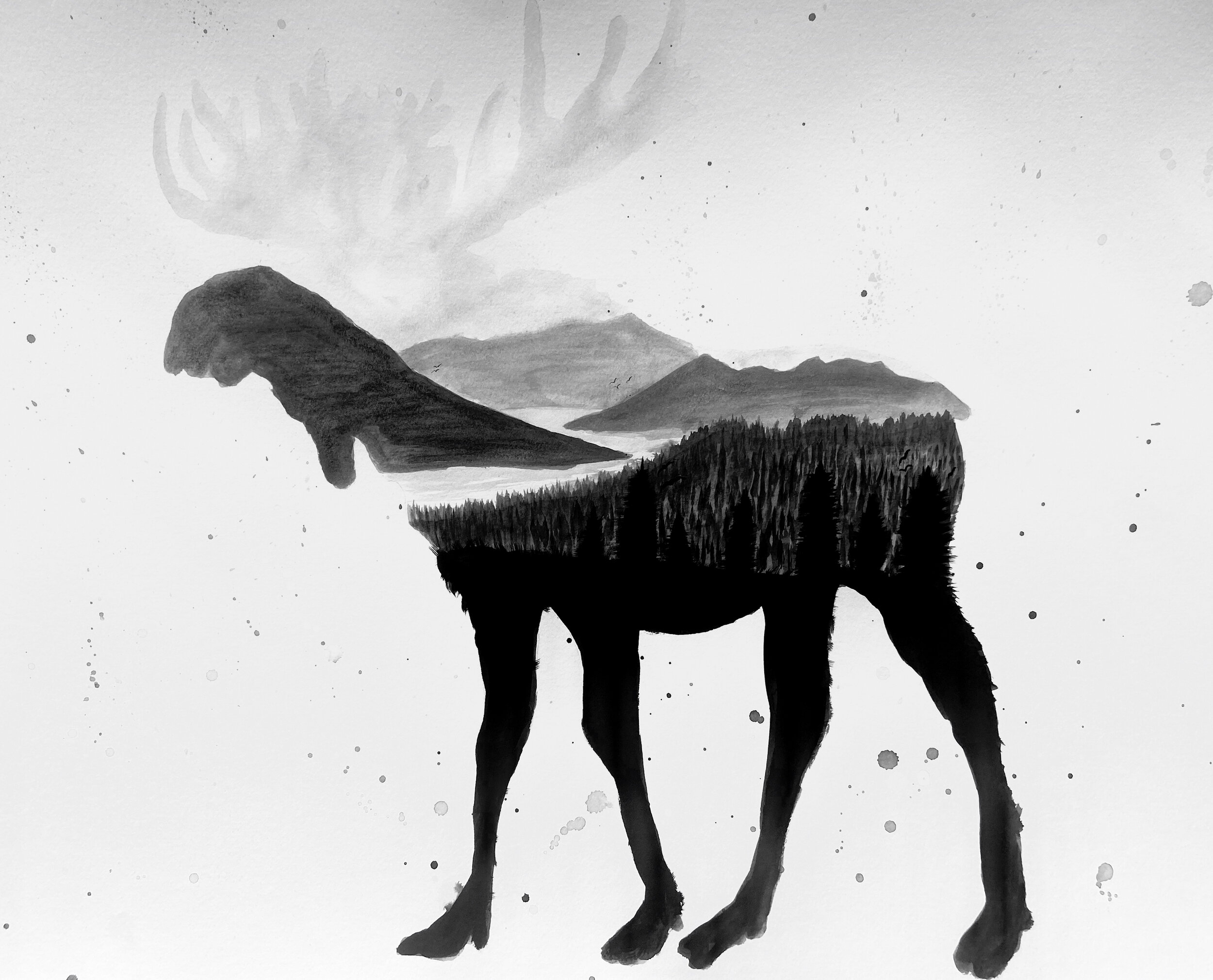 Double Exposer-Moose