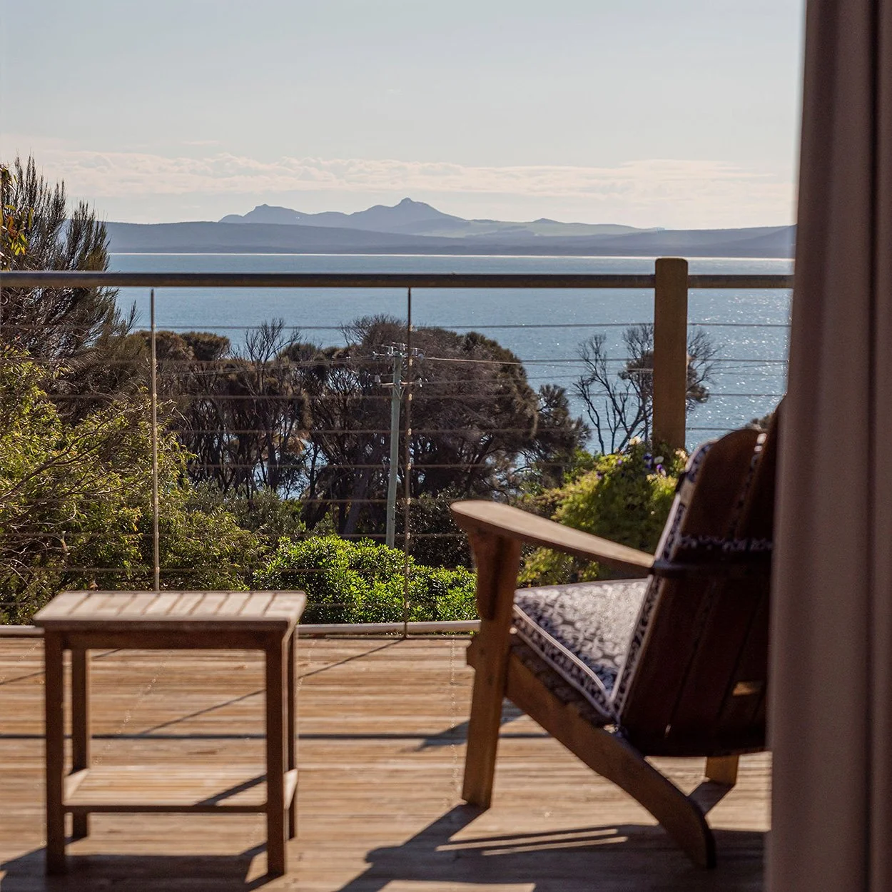 The scenery from the luxurious Allports Beach house.