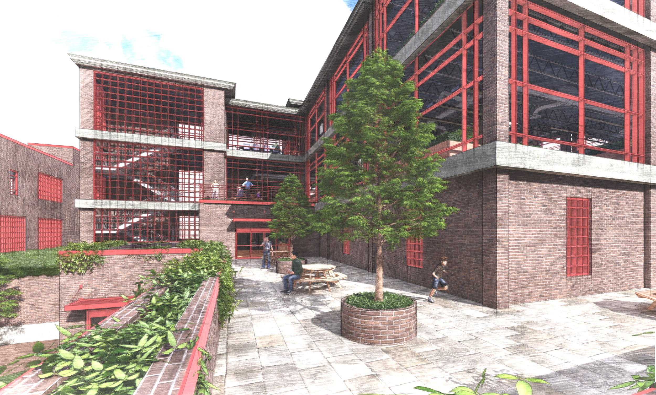 Exterior Gathering Space (2nd Floor)