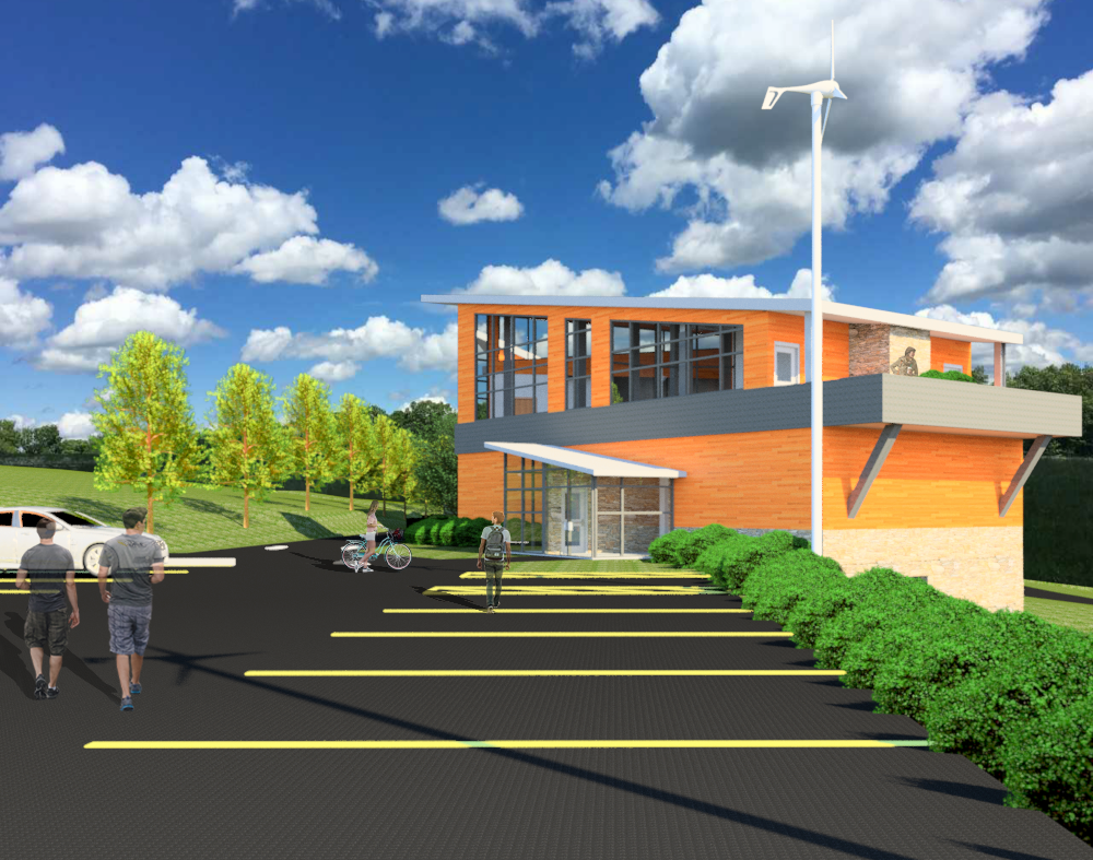 Main Entrance Perspective 