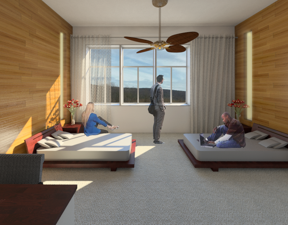 Double Hotel Room