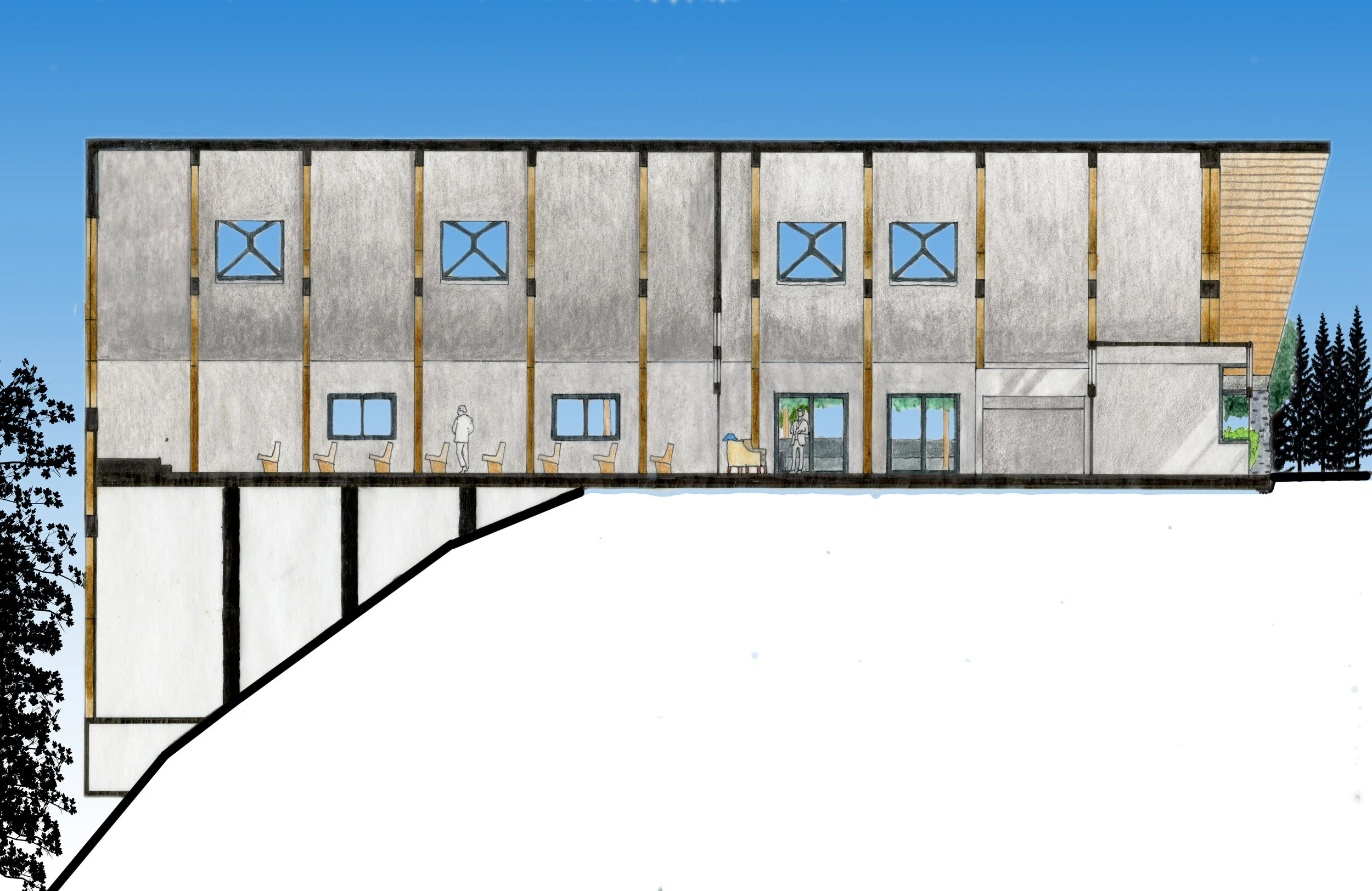 Building Section S-N