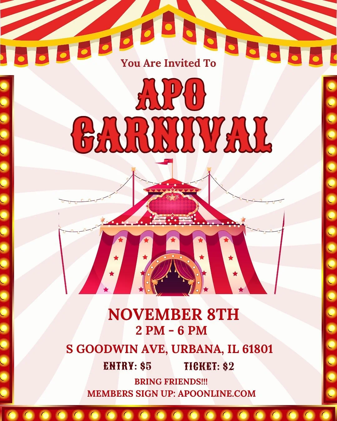 Get hype for APO Carnival! It&rsquo;s going to be so much fun!! Make sure to sign up on APO online