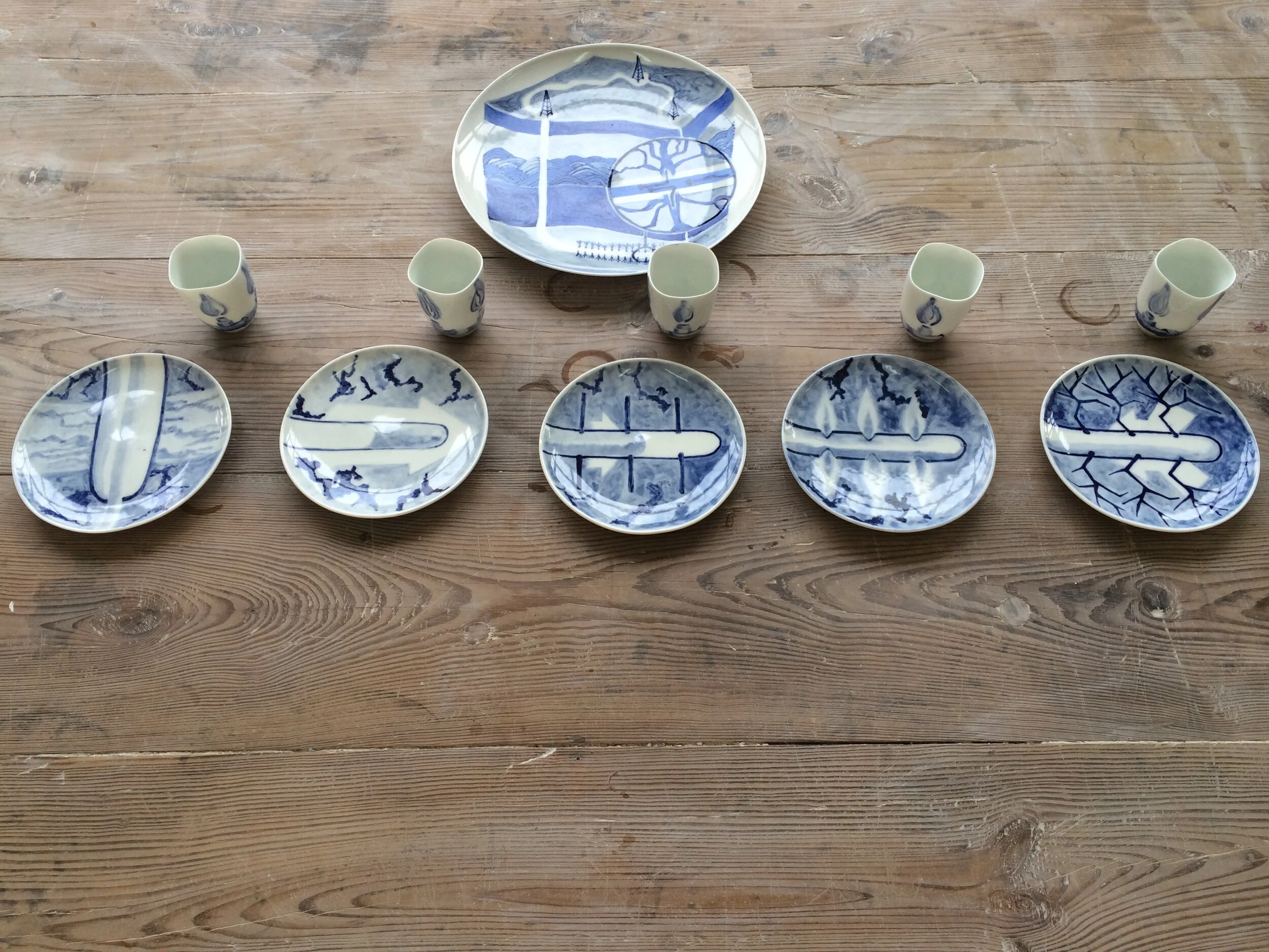 Gas Boom, Penetration, 2014, Pottery Workshop at Jingdezhen