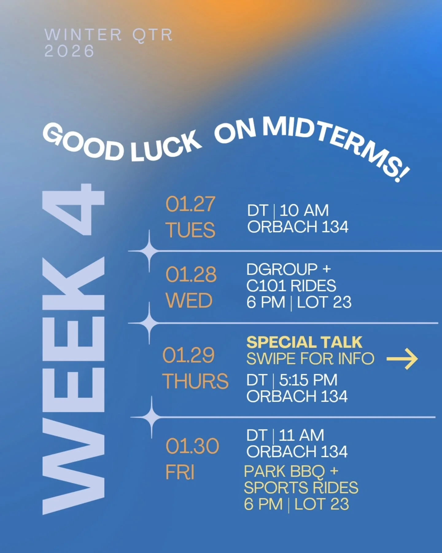 Week 4 with a2f 🤗

P.s. invite a friend to our special talk this Thurs at noon! Led by our own pastor, Jasper Cheng!

#acts2fellowhsip #a2friverside #ucriverside #lifeatucr #apologetics