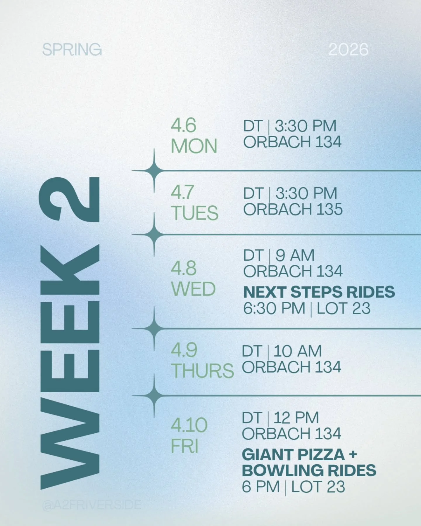 Two things... 1. He is risen, and 2. Week 2 deets are out ✌🏼!!!

#springquarter ##ucriverside #ucr #acts2fellowship #ucrstudentlife