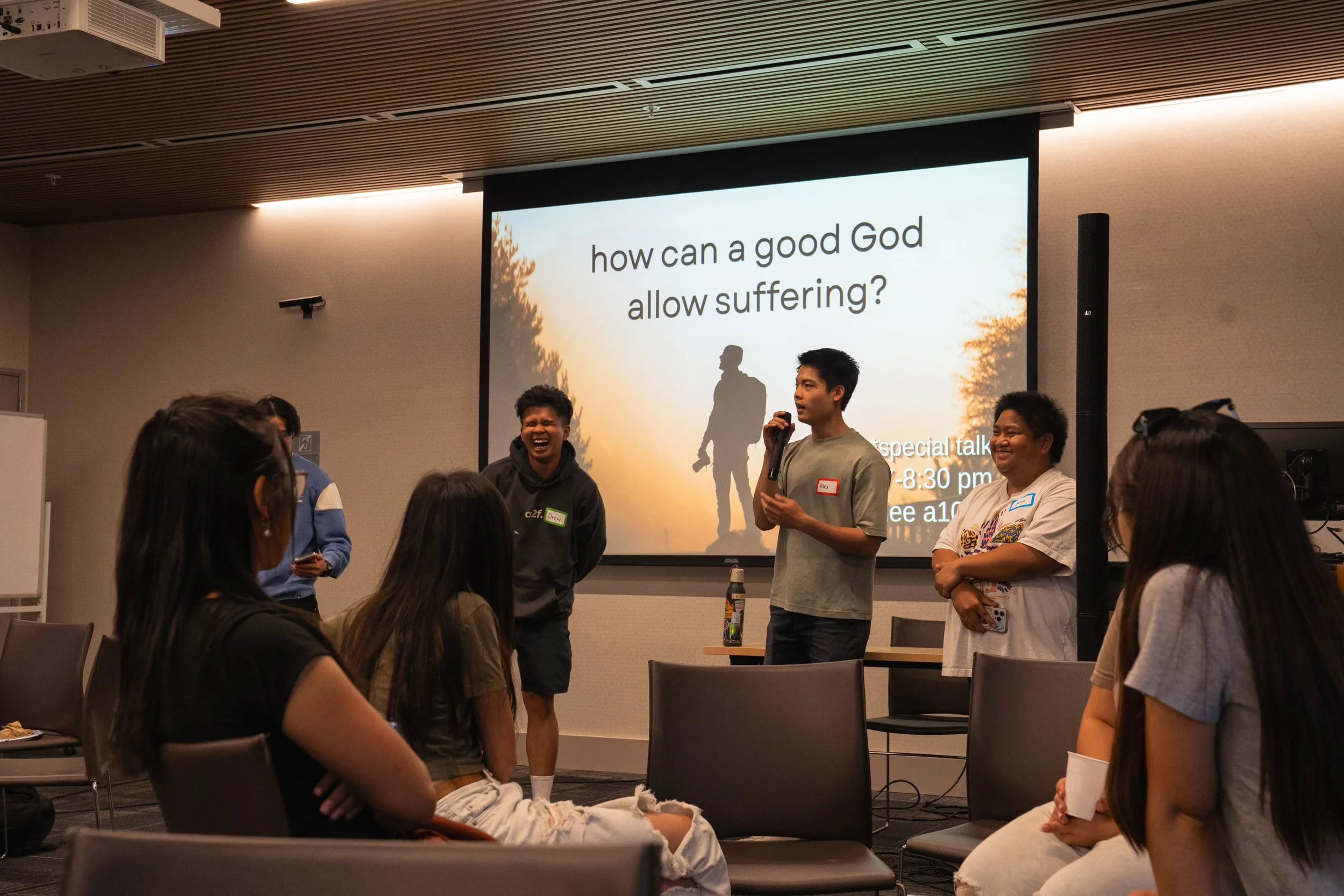 1 week ago today was our talk about how a good God can allow evil and suffering! Huge thank you to our church plant interns who visited and gave the talk!

#a2friverside #acts2fellowship #ucriverside #ucr #acts2college