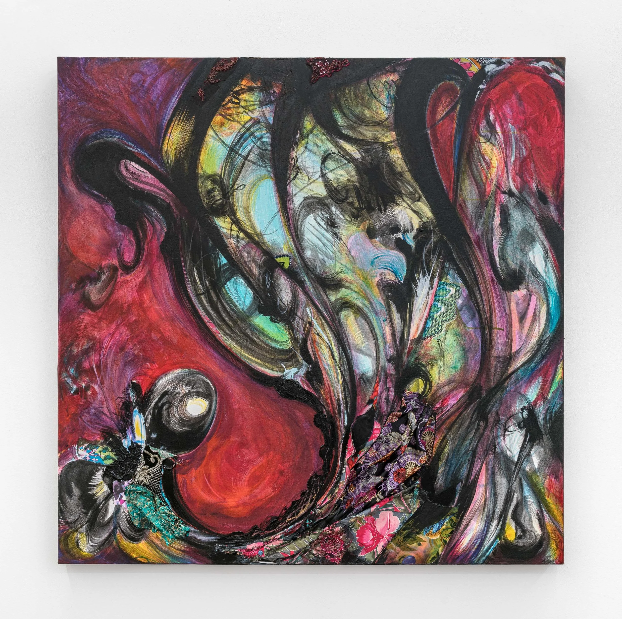 Shinique Smith, Red Swan, 2024.JPG